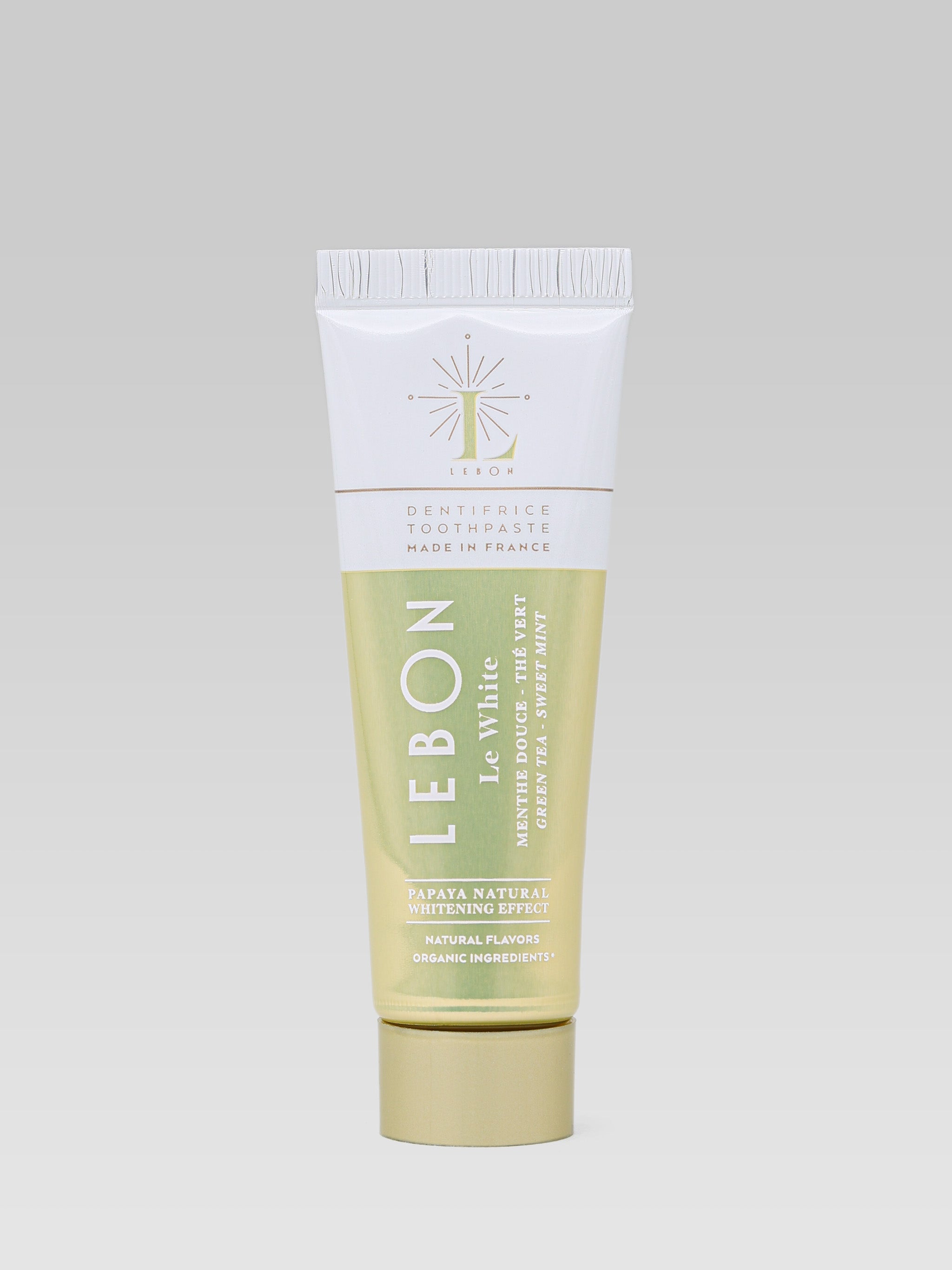 Product shot of LEBON Toothpaste Le White