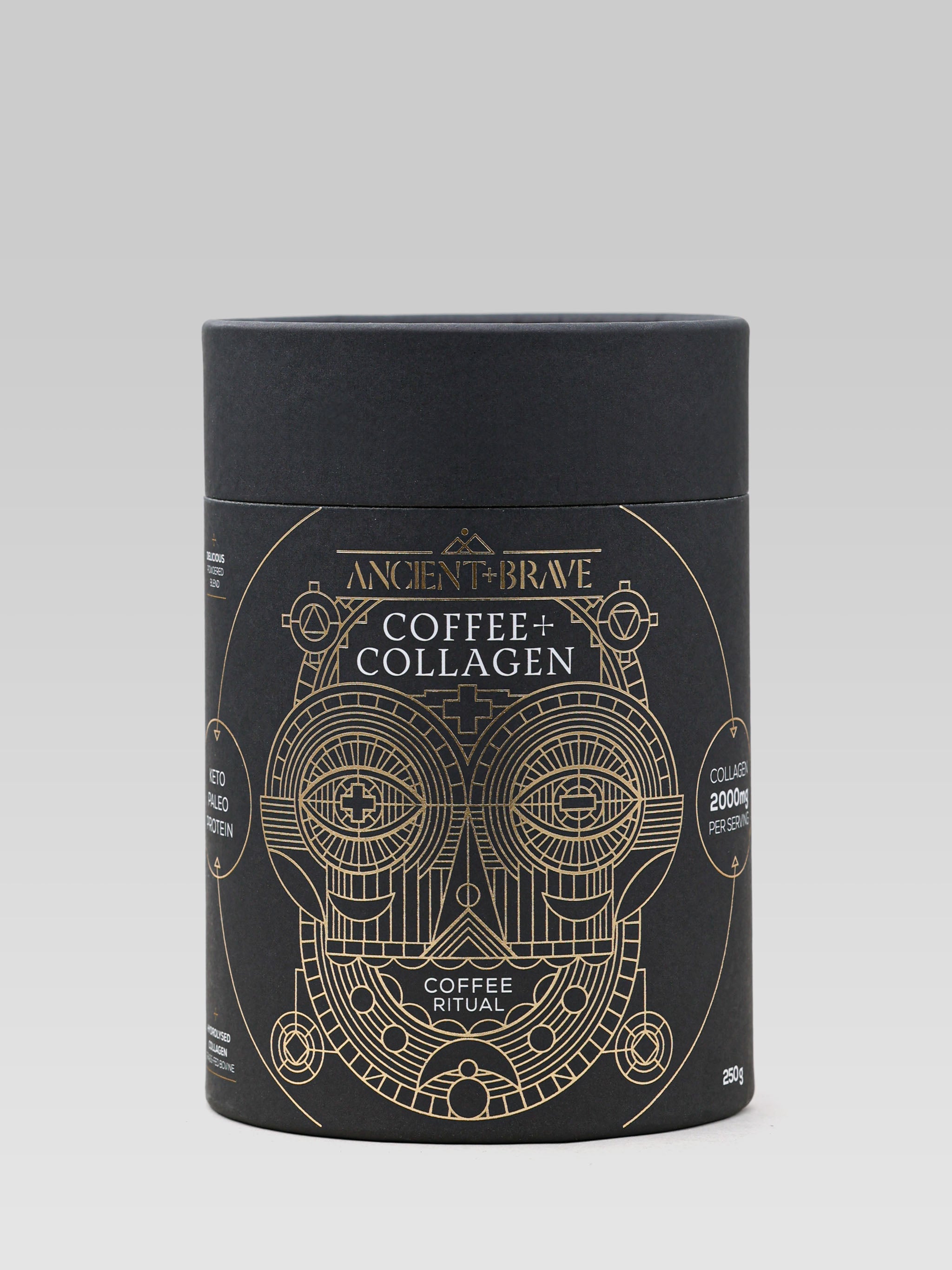ANCIENT + BRAVE Coffee + Collagen Coffee Ritual product shot