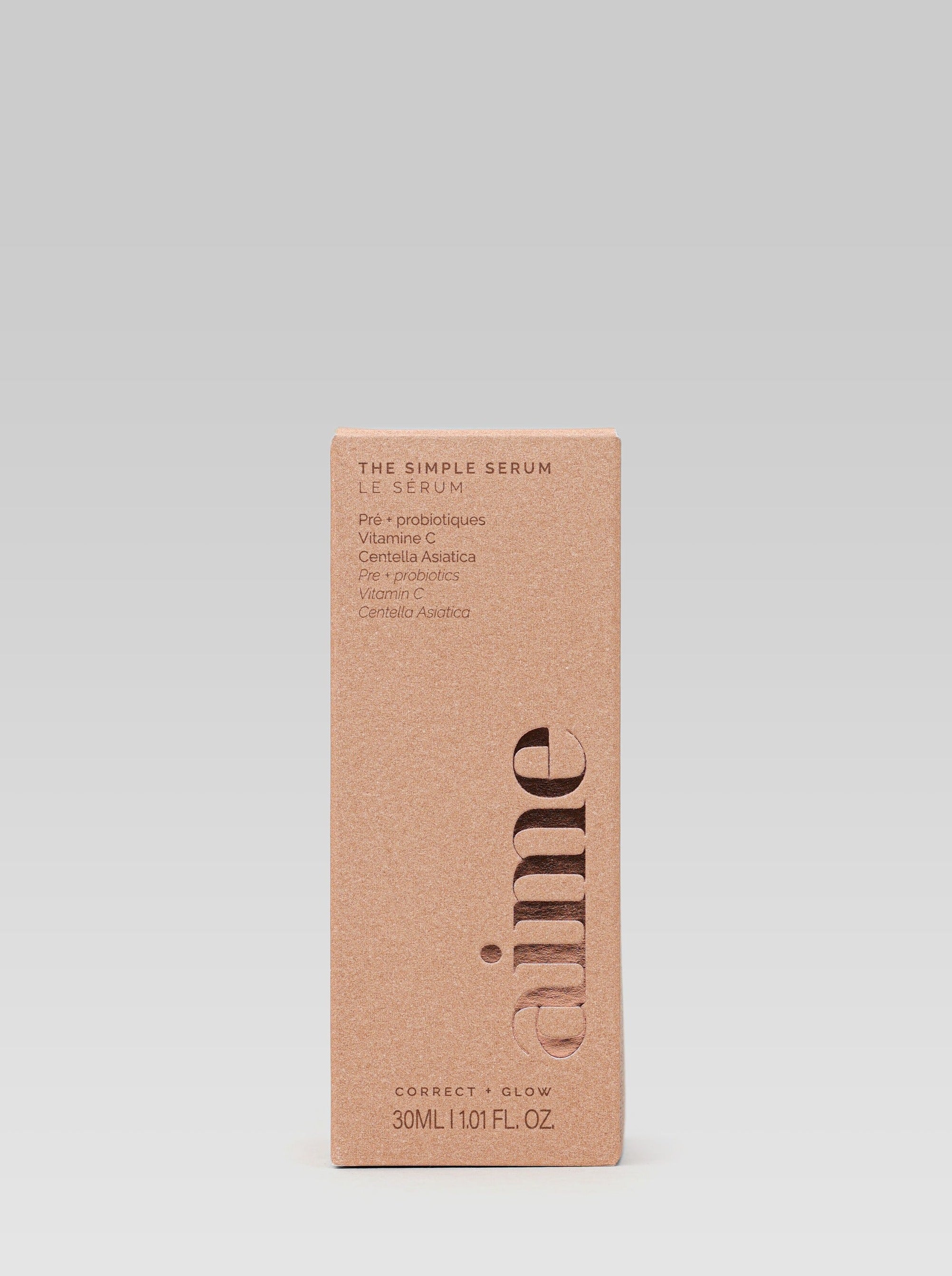 Aime the Simple Serum Packaging