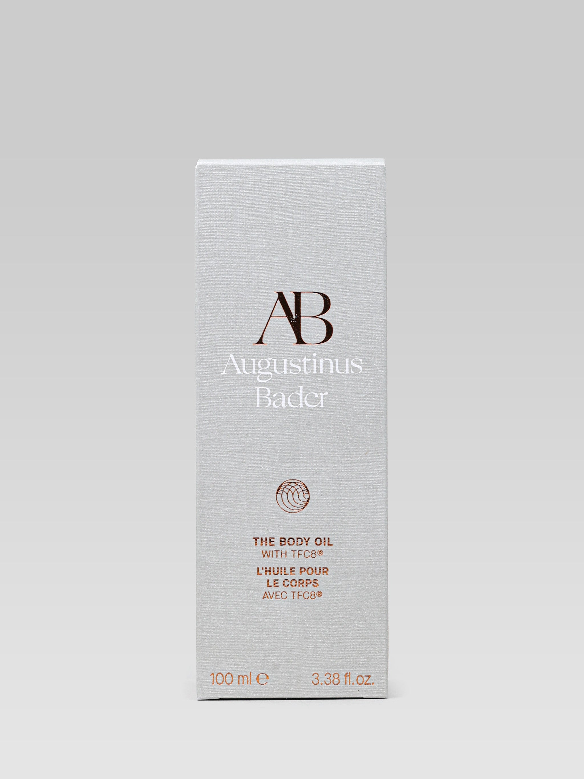 AUGUSTINUS BADER The Body Oil packaging