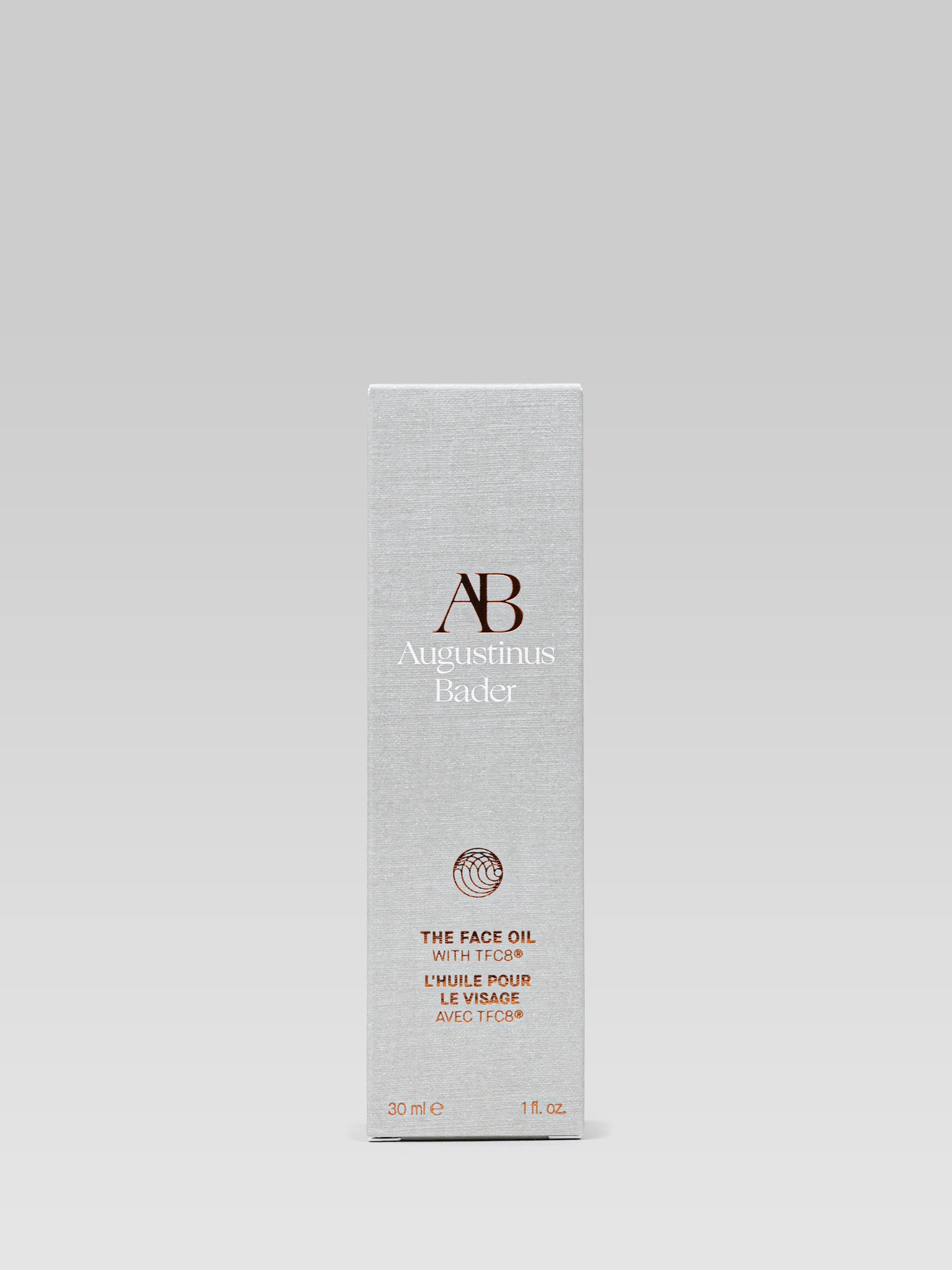 AUGUSTINUS BADER The Face Oil packaging