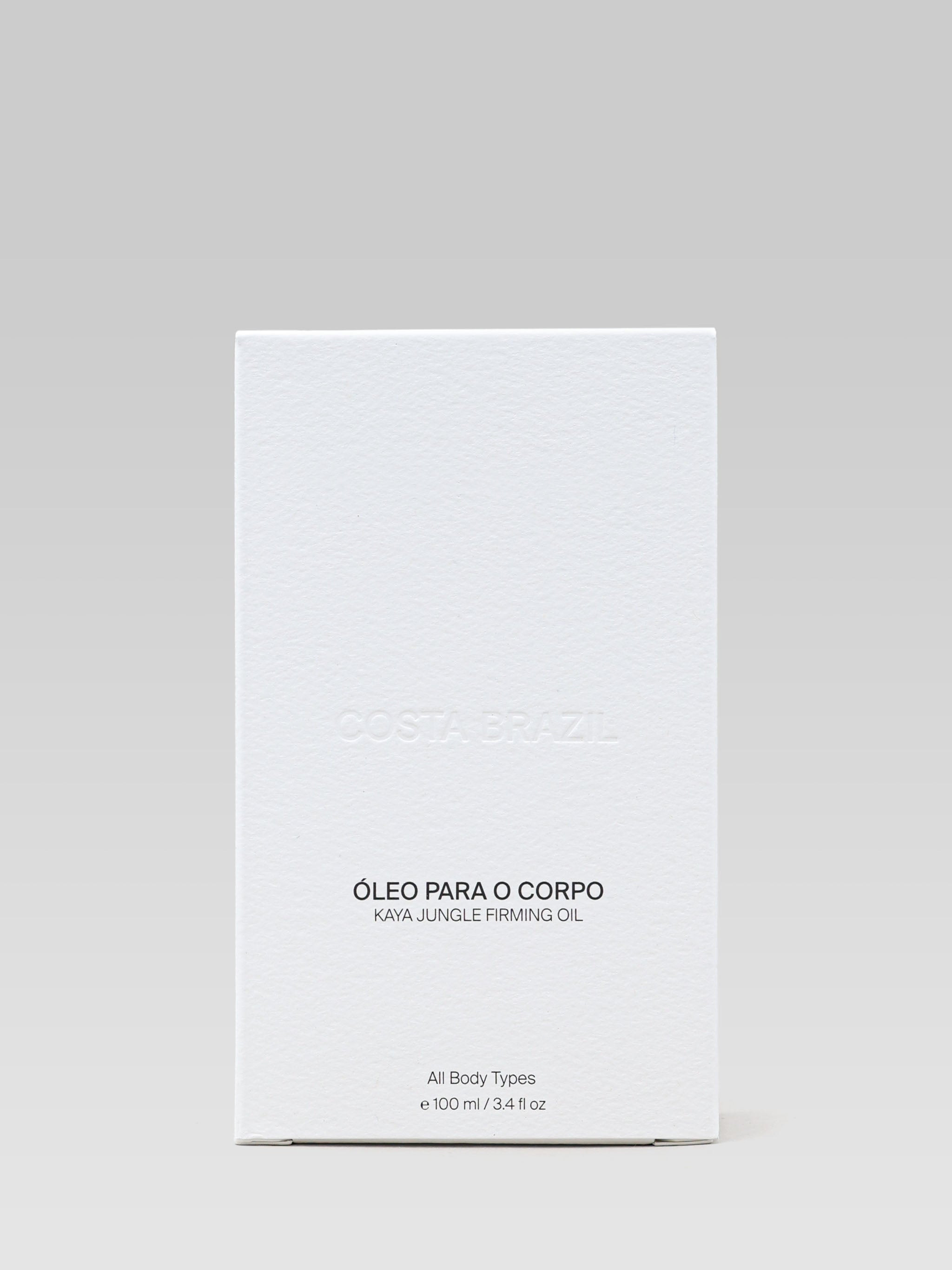 COSTA BRAZIL Kaya Jungle Firming Body Oil Oleo Para O Corpo All Body Types packaging