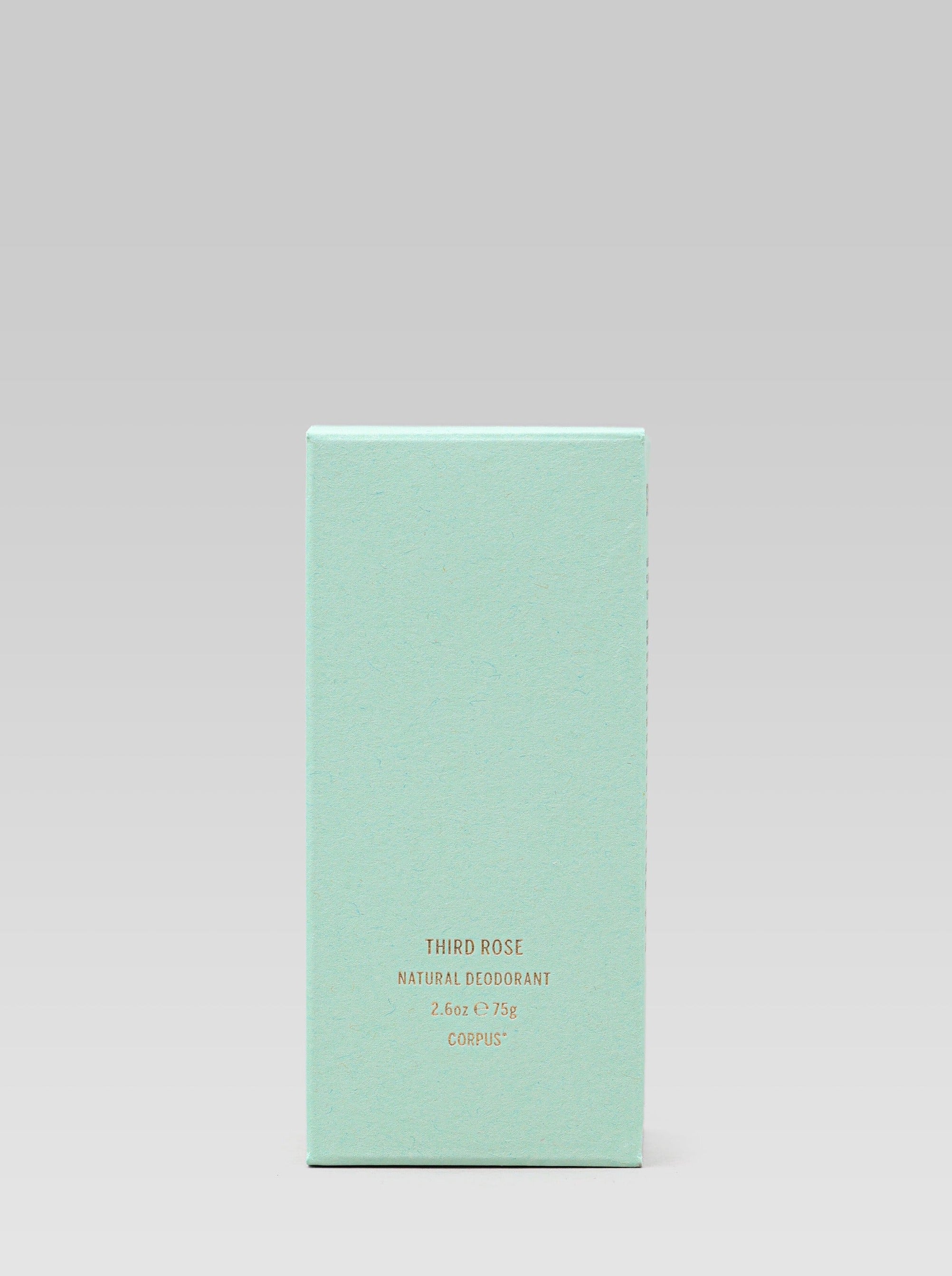 Corpus Deodorant Third Rose Packaging