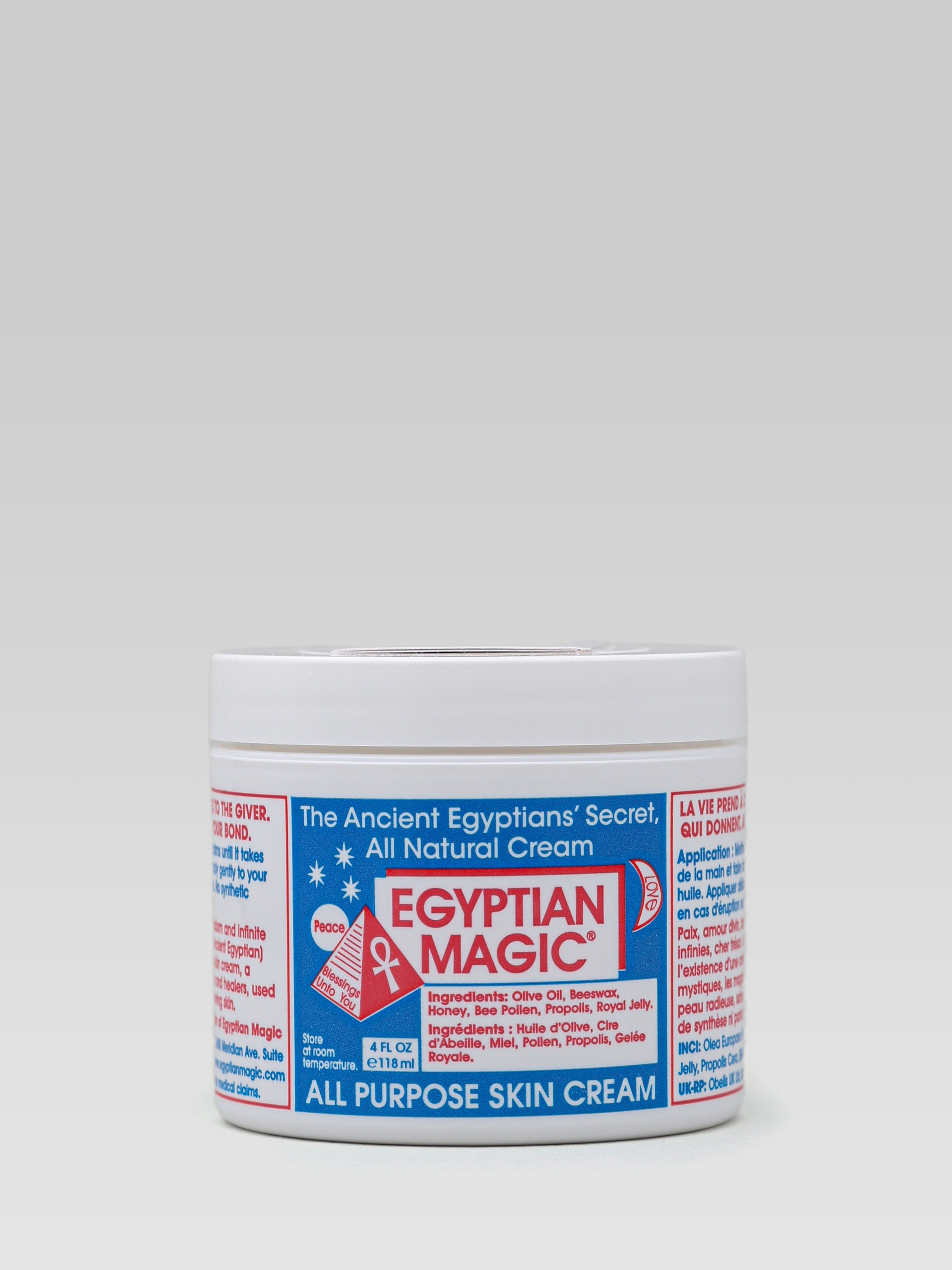 Egyptian Magic Magical Cream Original Size all natural cream all purpose skin cream olive oil, beeswax, honey, bee pollen, propolis, royal jelly