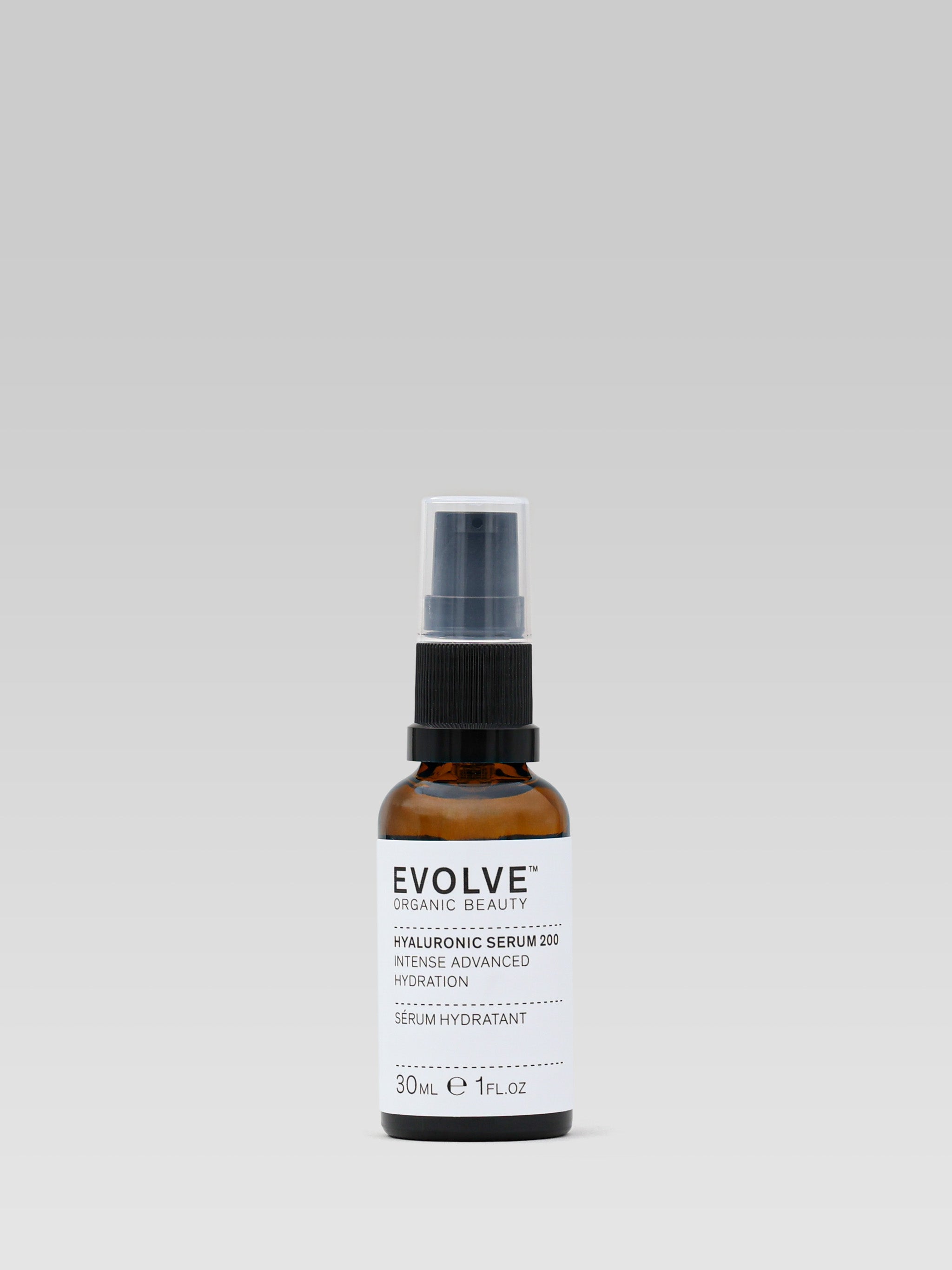 EVOLVE ORGANIC BEAUTY Hyaluronic Serum 200 intense advanced hydration product shot