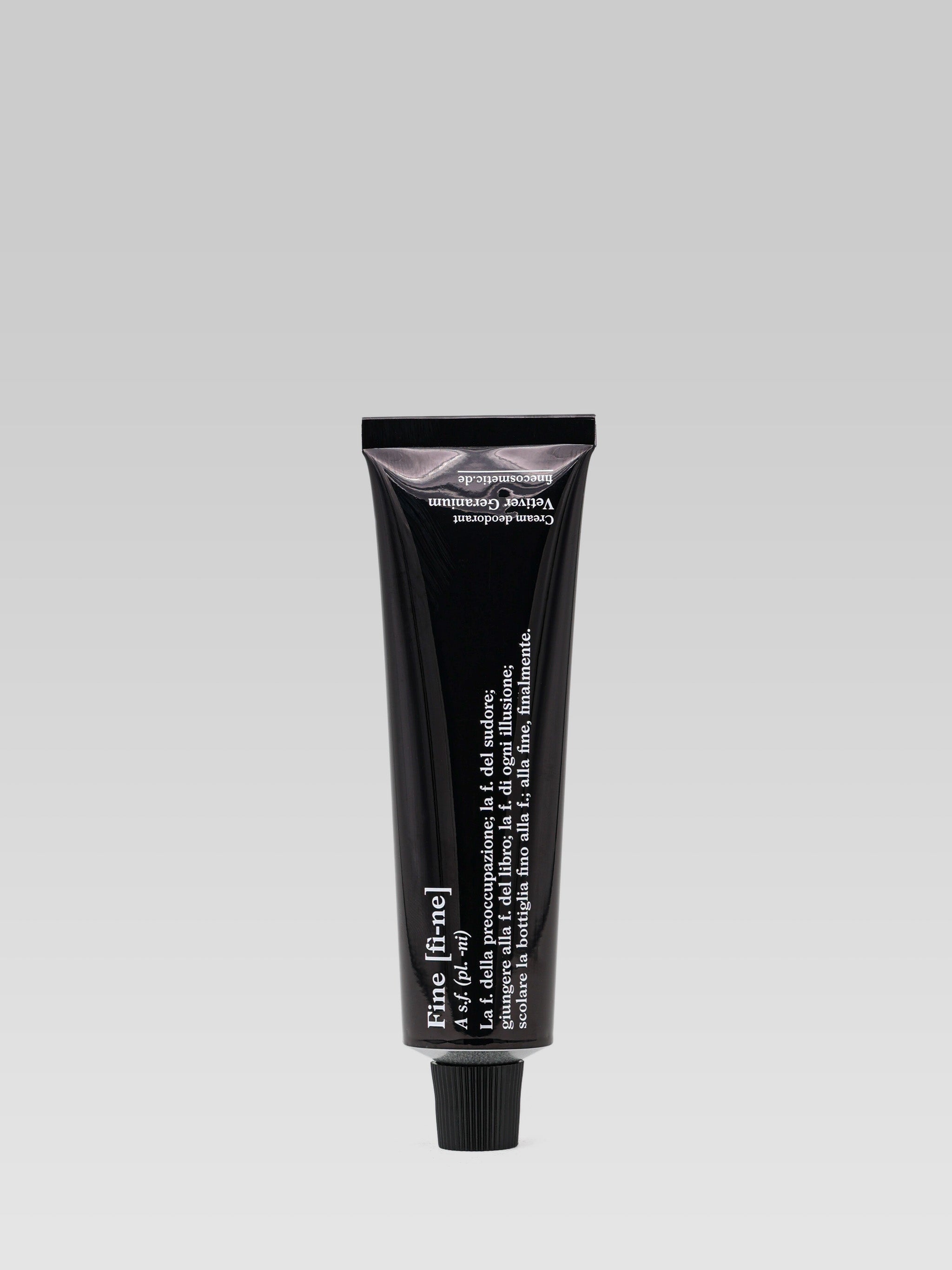 FINE Deodorant Vetiver Geranium Tube product shot