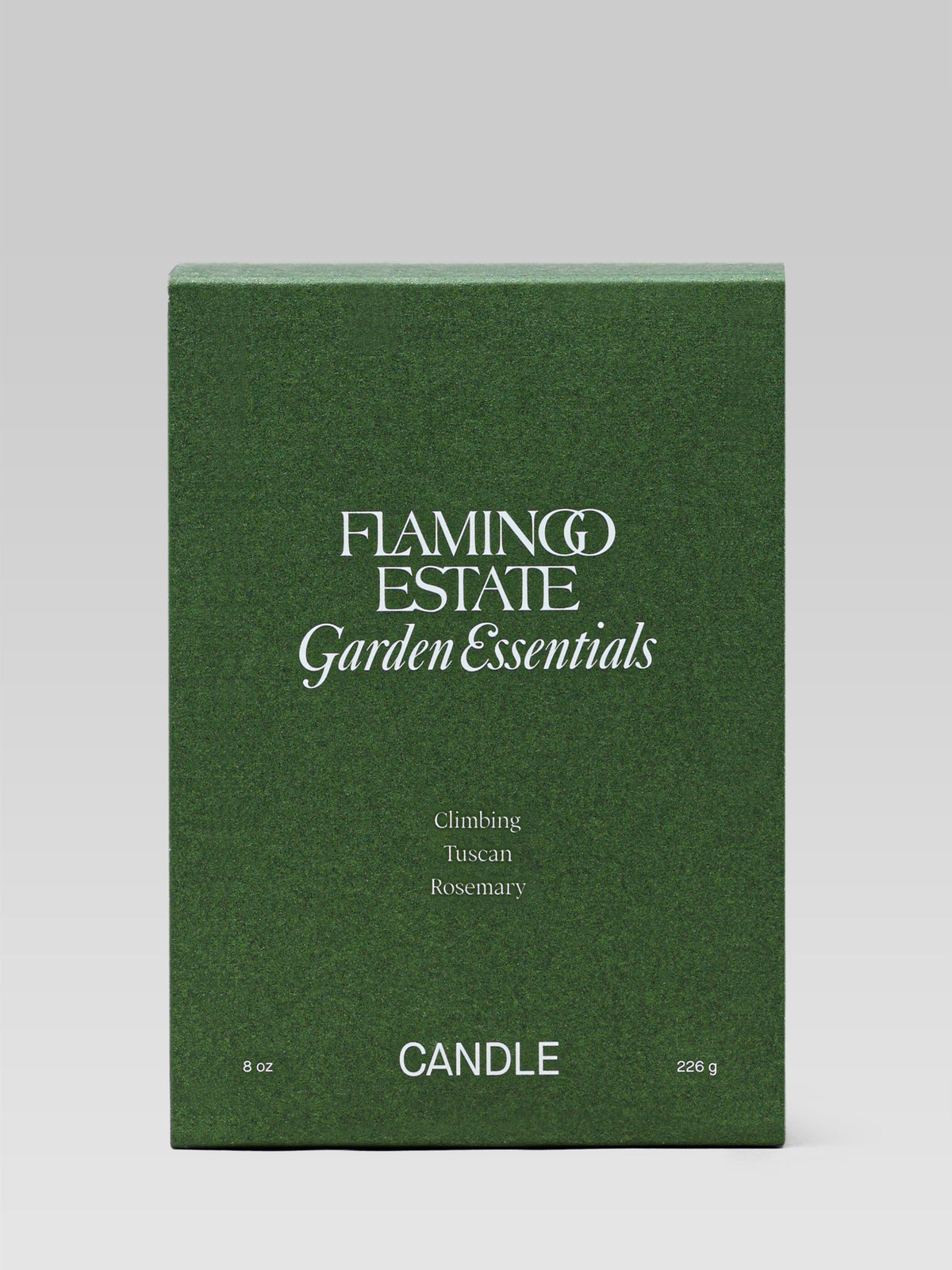 FLAMINGO ESTATE Tuscan Rosemary Candle packaging