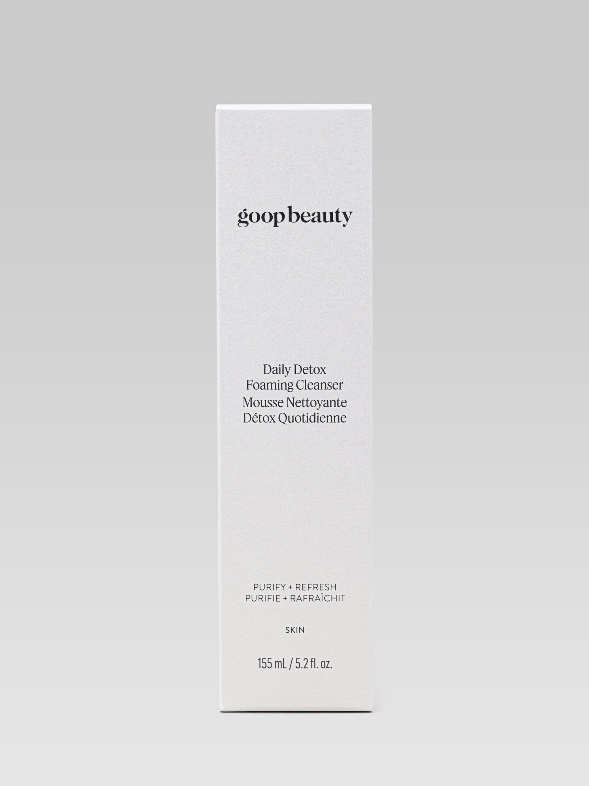 GOOP BEAUTY Daily Detox Foaming Cleanser packaging