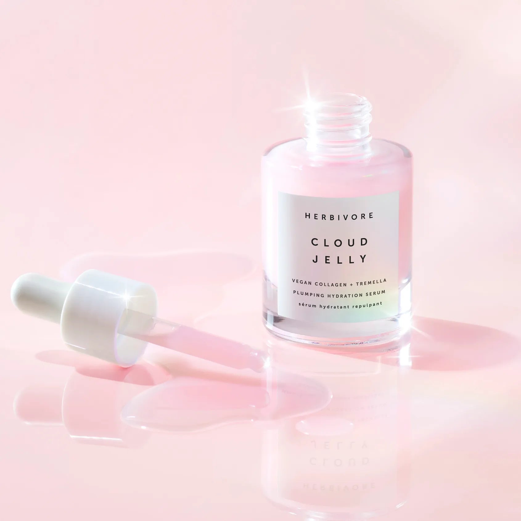 HERBIVORE BOTANICALS Cloud Jelly Pink Plumping Hydration Serum