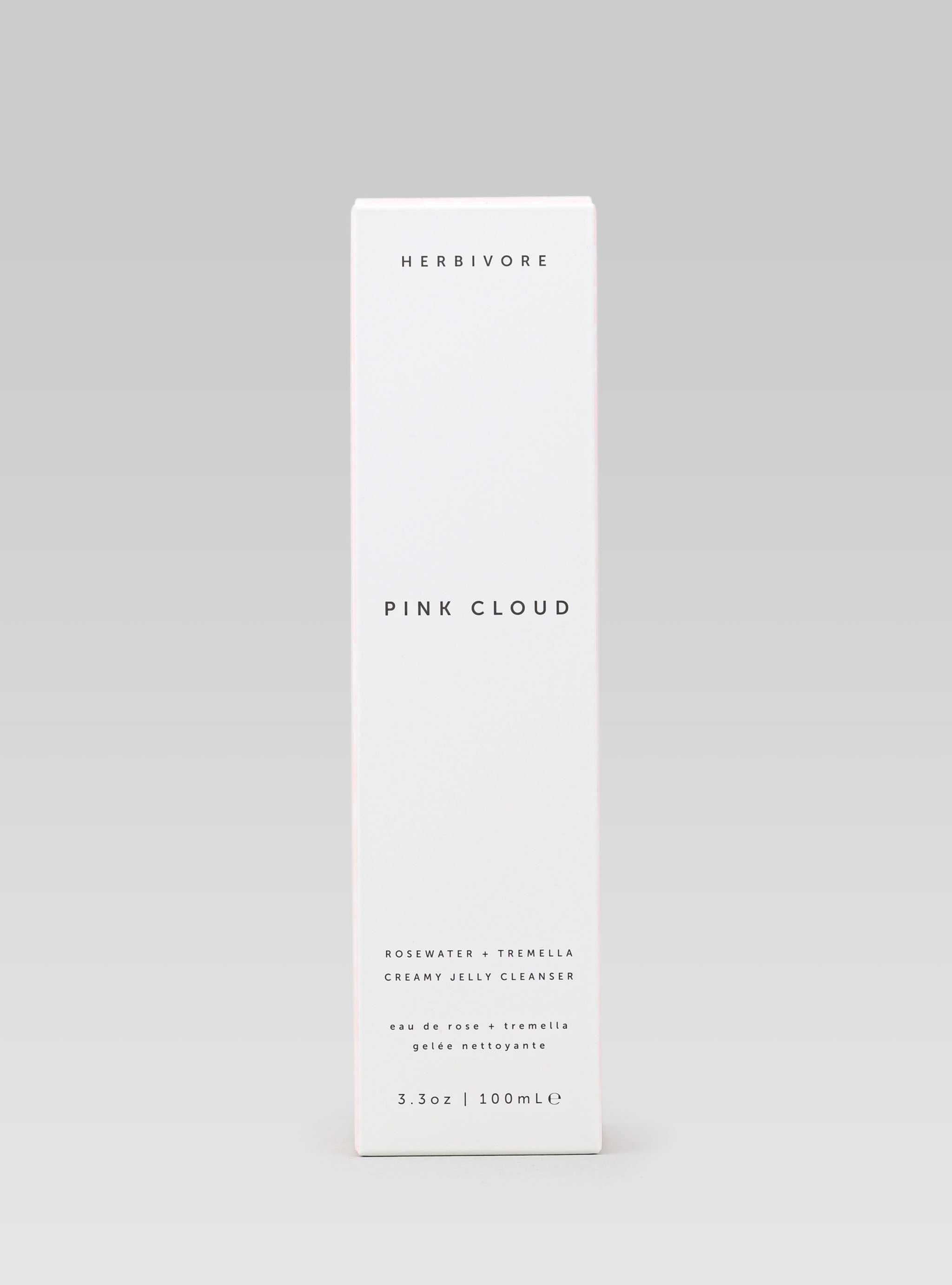 HERBIVORE BOTANICALS Pink Cloud Creamy Jelly Cleanser product packaging