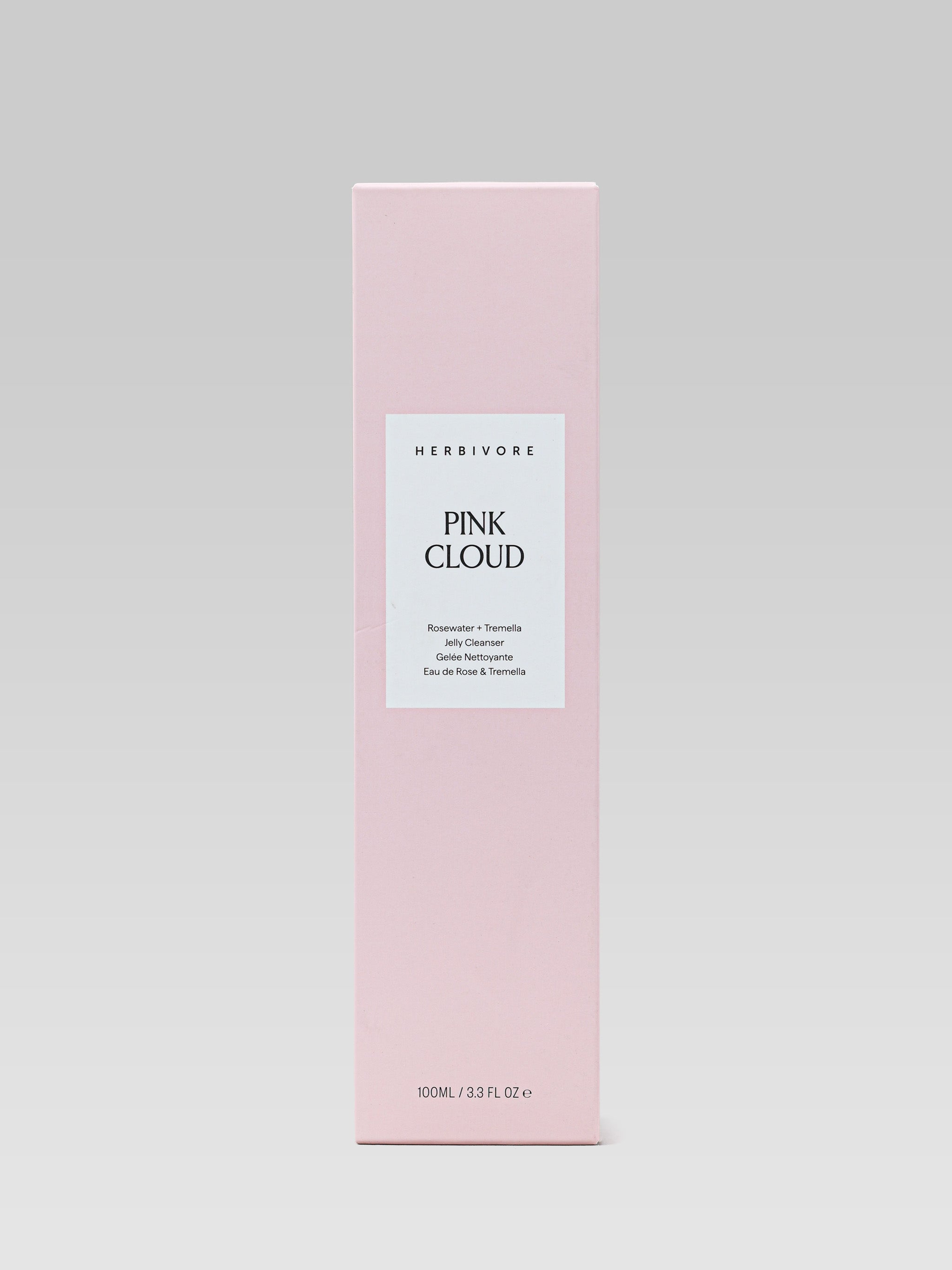 HERBIVORE BOTANICALS Pink Cloud Creamy Jelly Cleanser packaging
