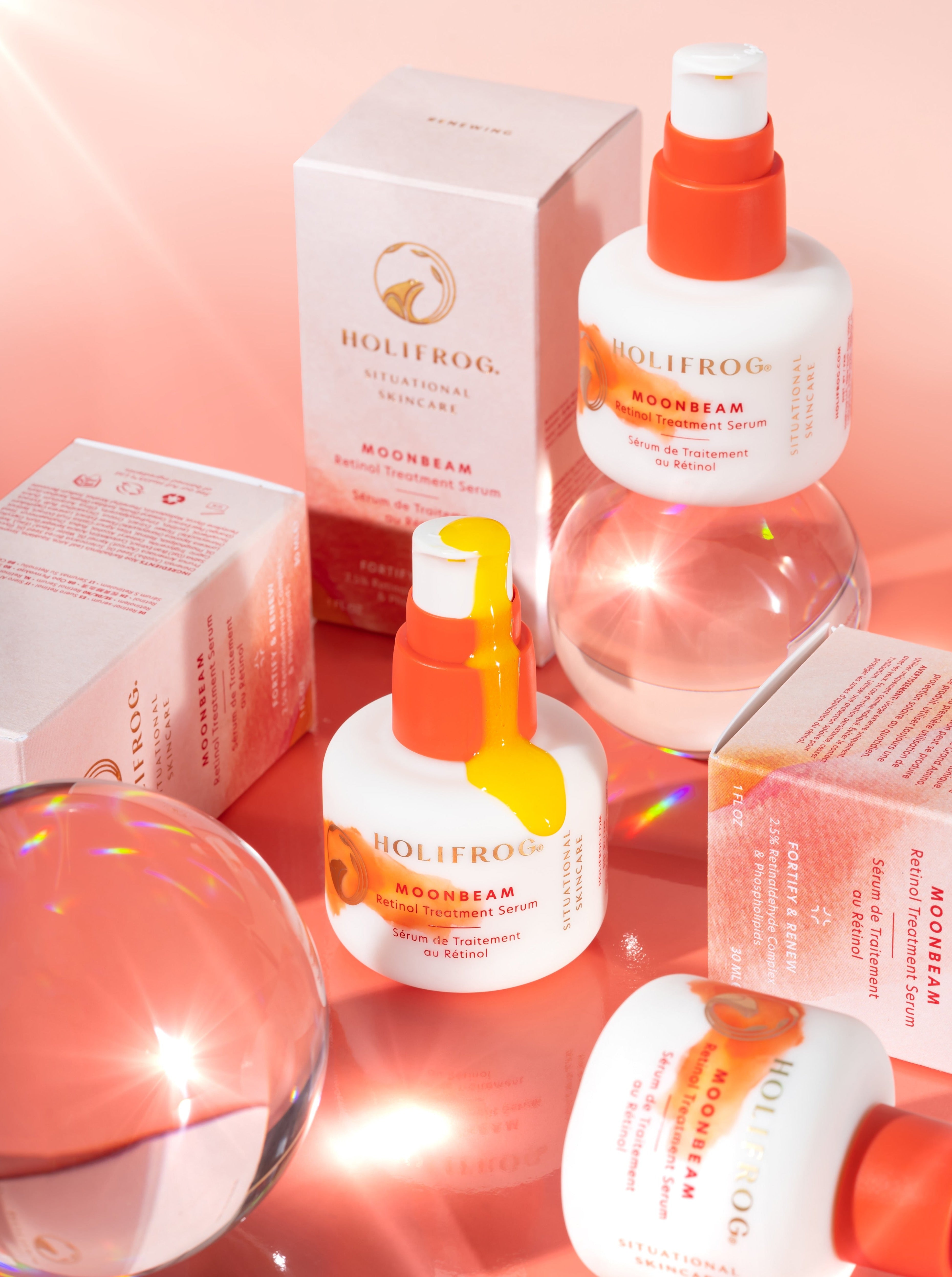 HOLIFROG Moonbeam Retinol Treatment Serum lifestyle picture