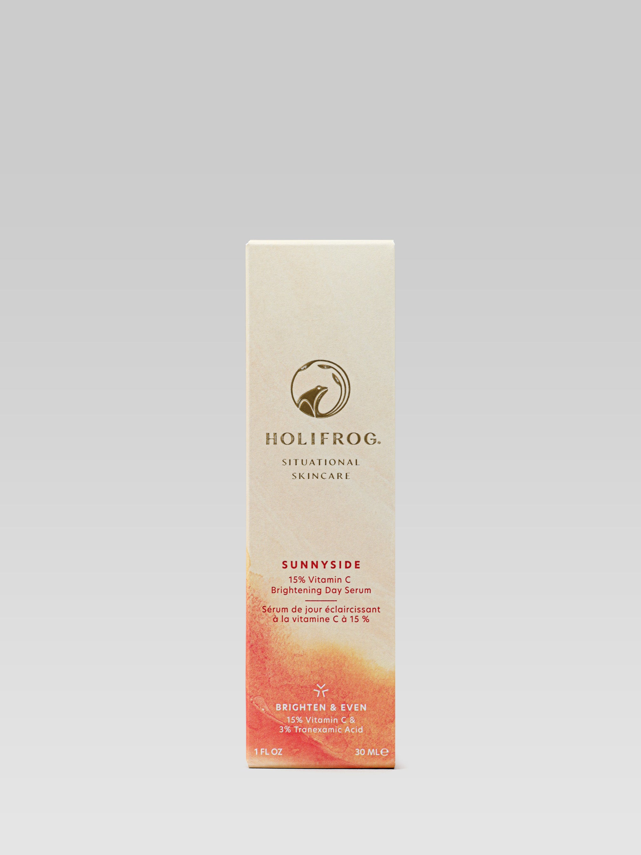 HOLIFROG Sunnyside C Glow Serum packaging