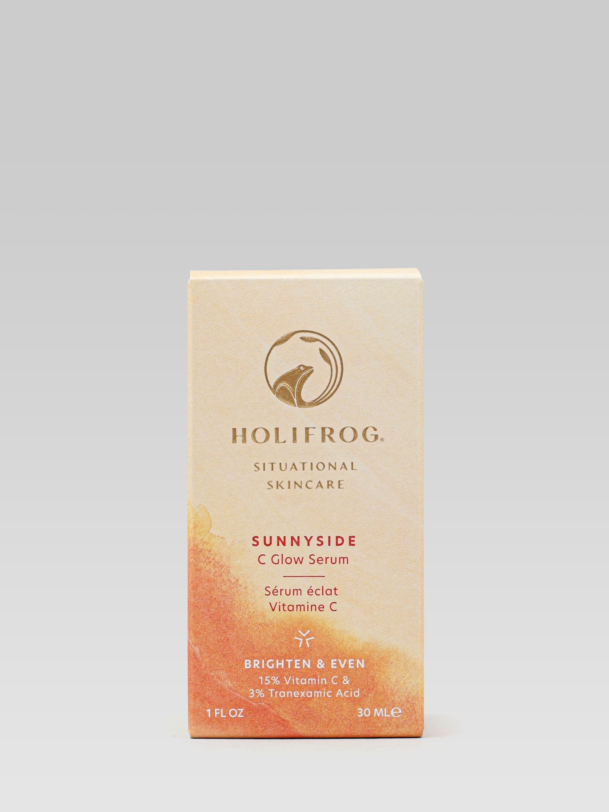 HOLIFROG Sunnyside C Glow Serum packaging