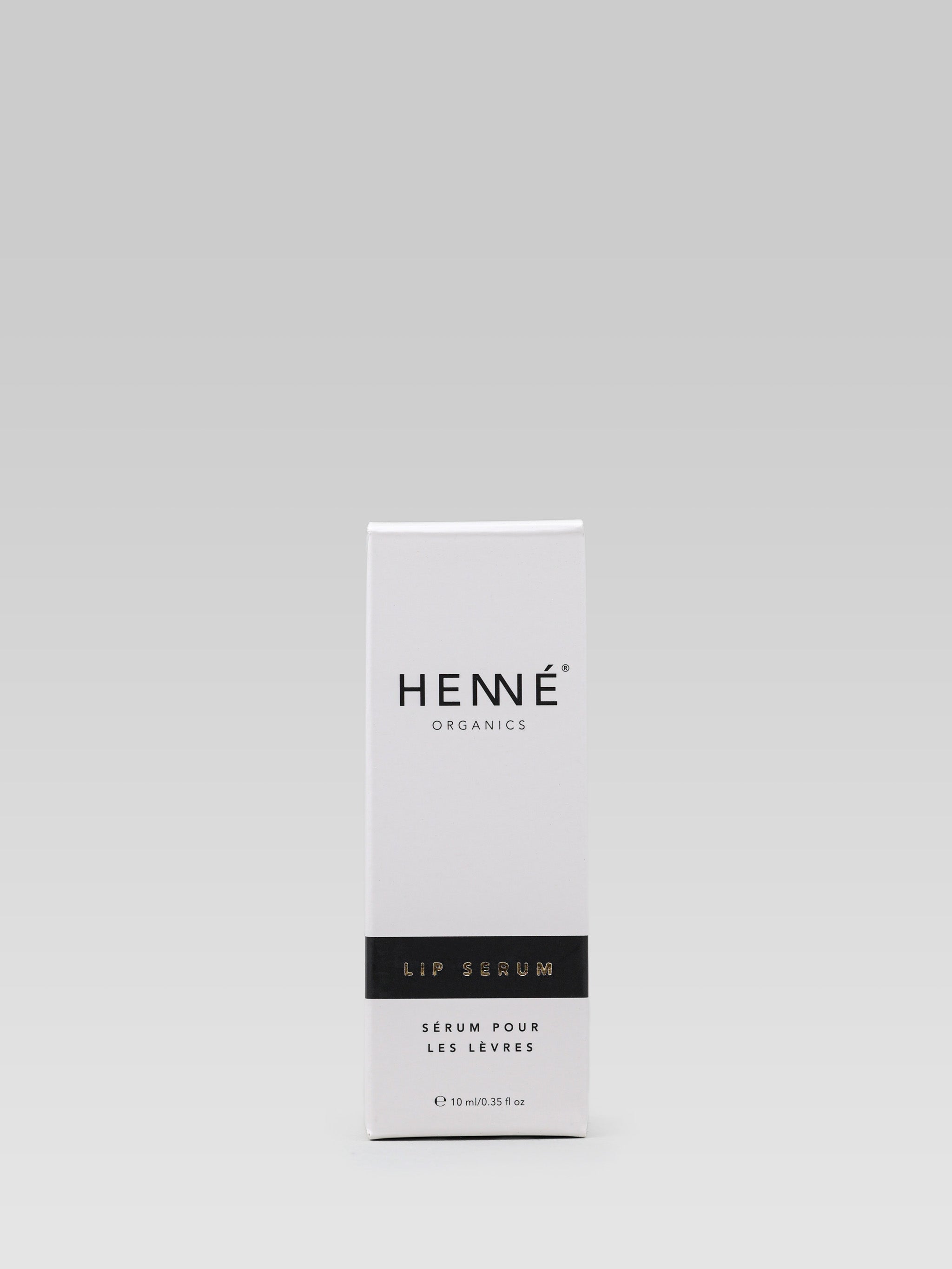 Henne Organics Lip Serum product packaging