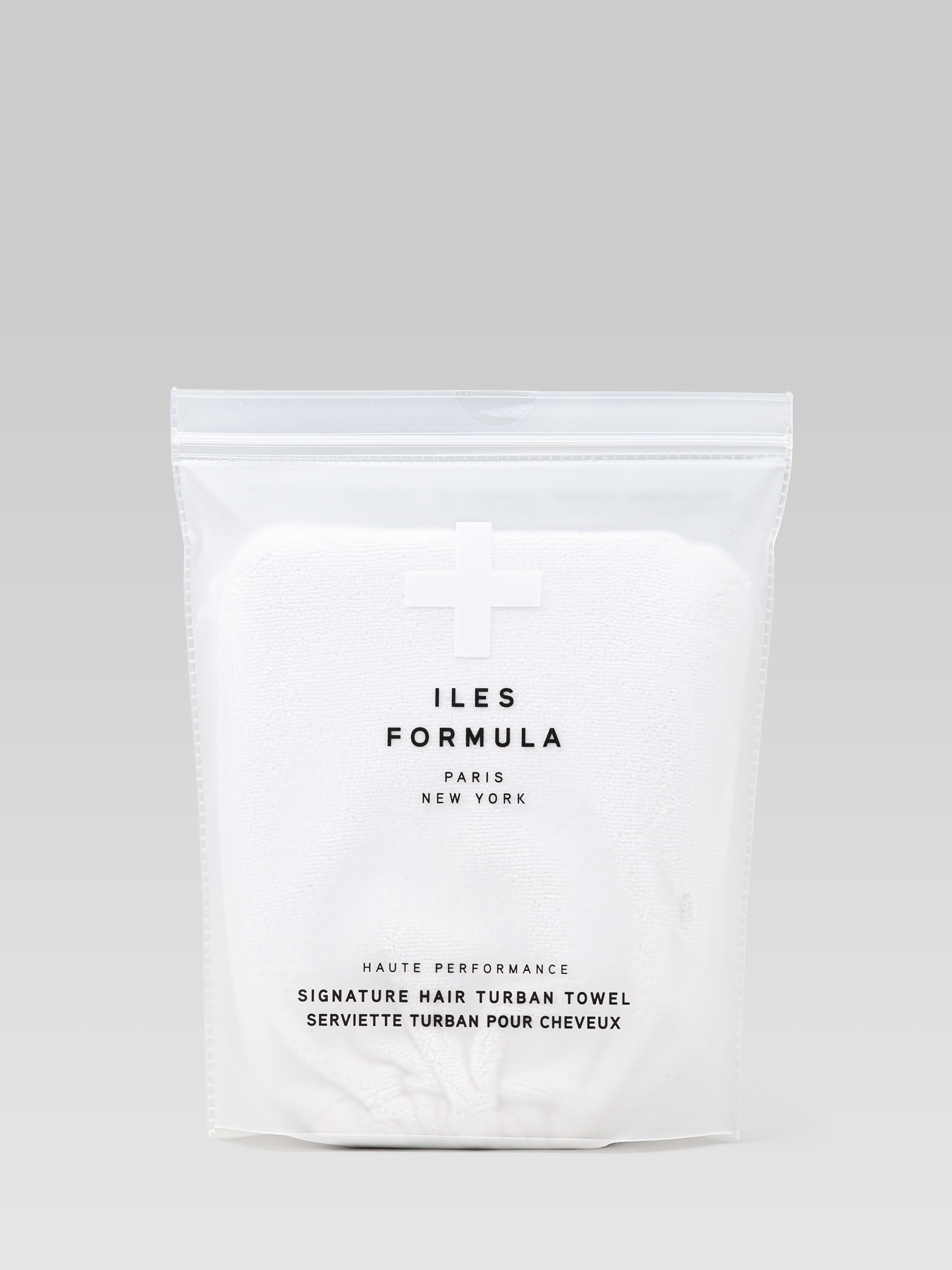 ILES FORMULA Hair Turban Towel White