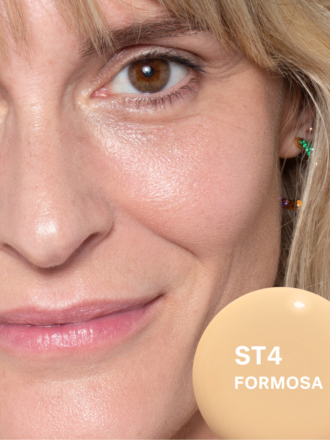 ILIA BEAUTY Super Serum Skin Tint SPF 30 in Formosa Model Image