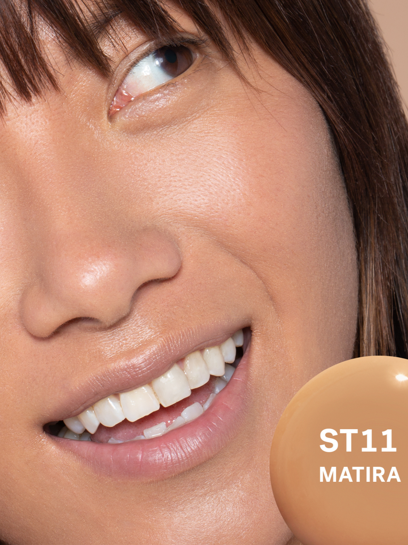 ILIA BEAUTY Super Serum Skin Tint SPF 30 in Matira Model Image