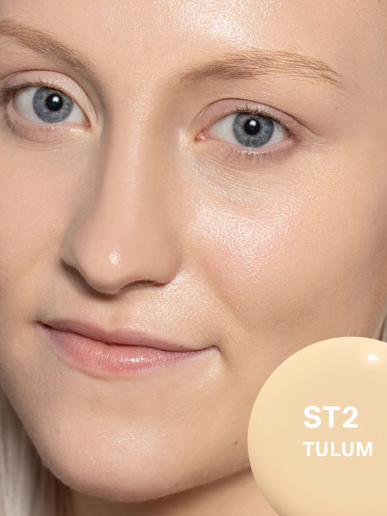 ILIA BEAUTY Super Serum Skin Tint SPF 30 in Tulum Model Image