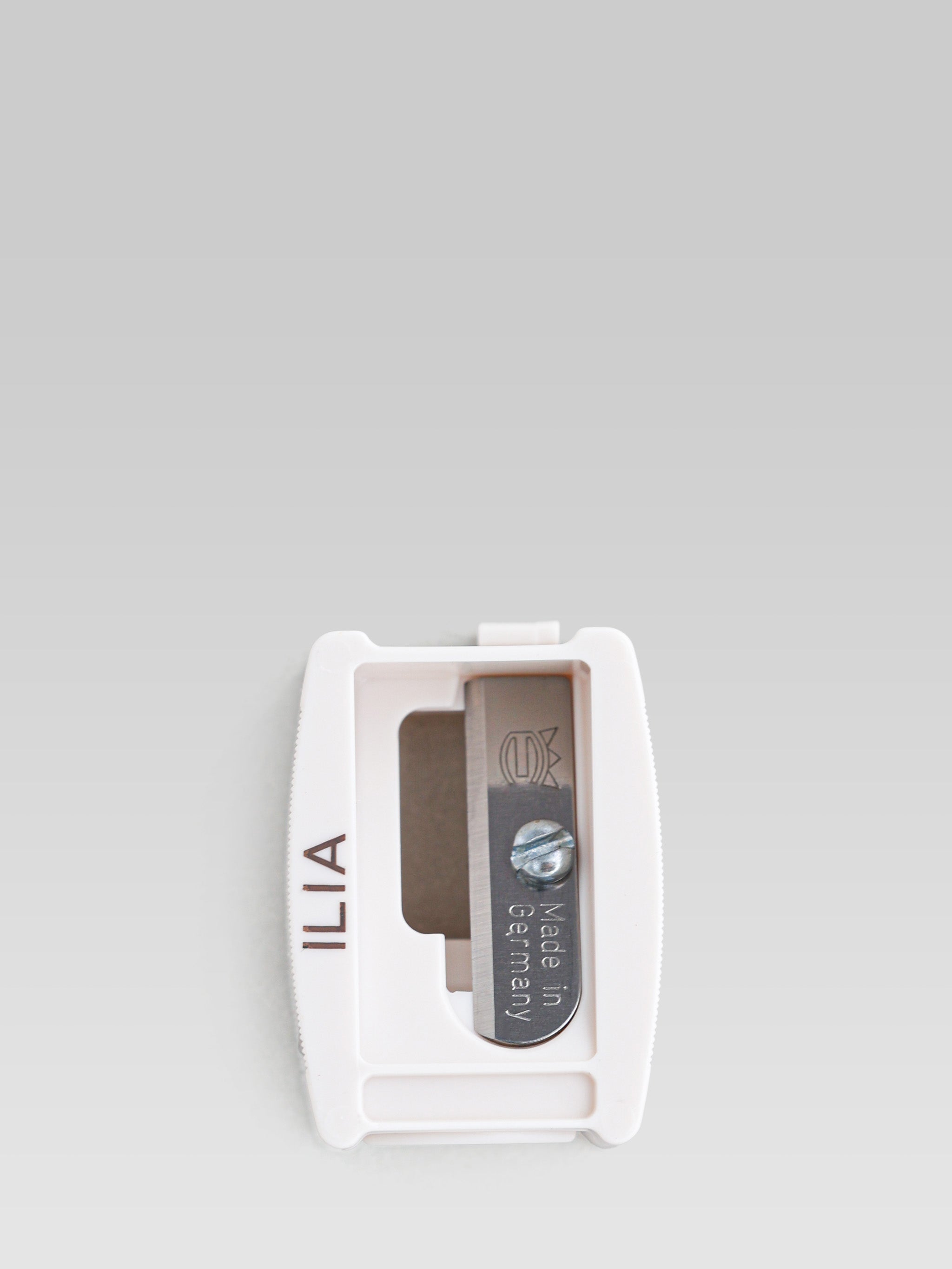 ILIA BEAUTY Large Sharpener product shot on light gray background