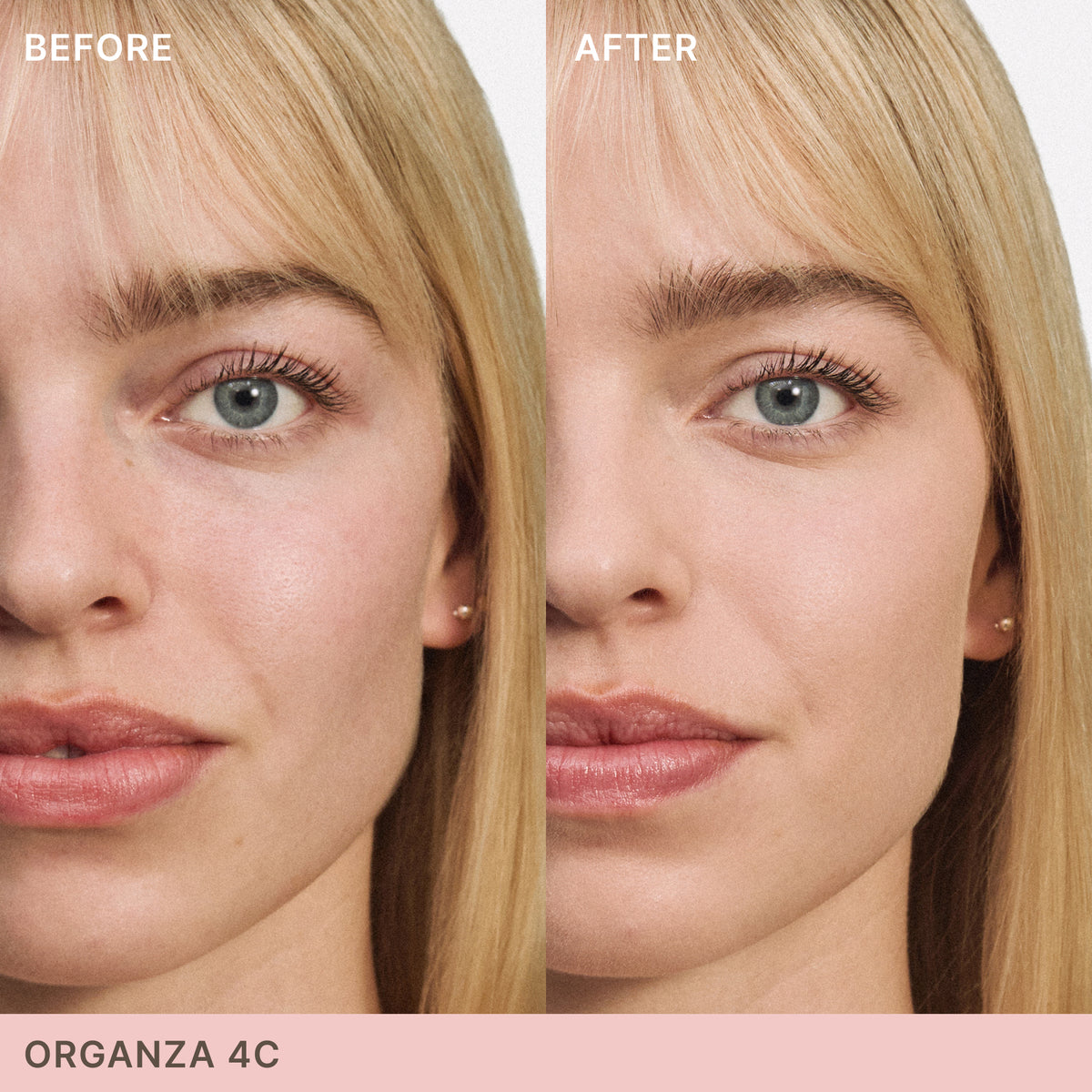 ILIA BEAUTY Skin Blur Concealer in 4C Organza Before & After