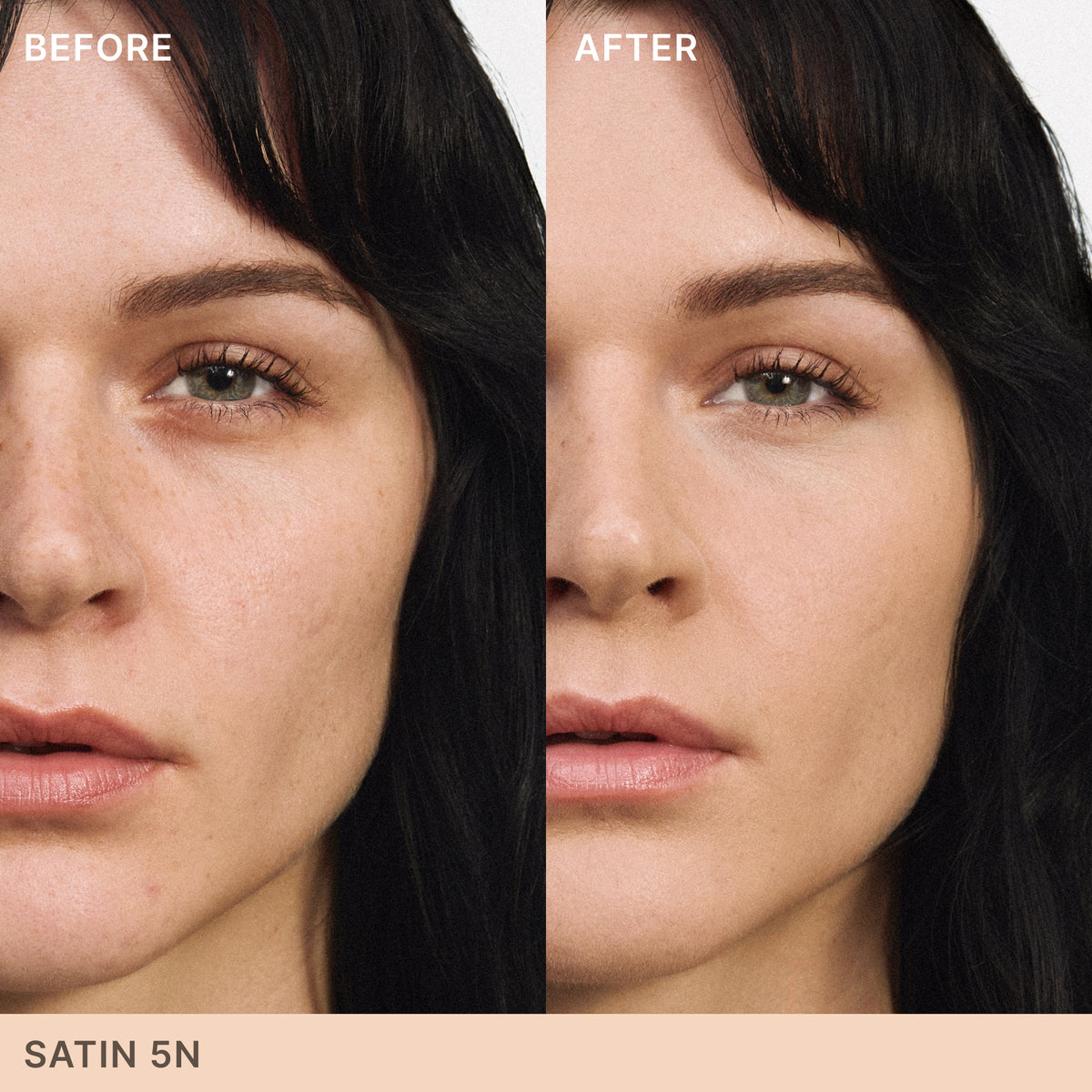 ILIA BEAUTY Skin Blur Concealer in 5N Satin Before & After