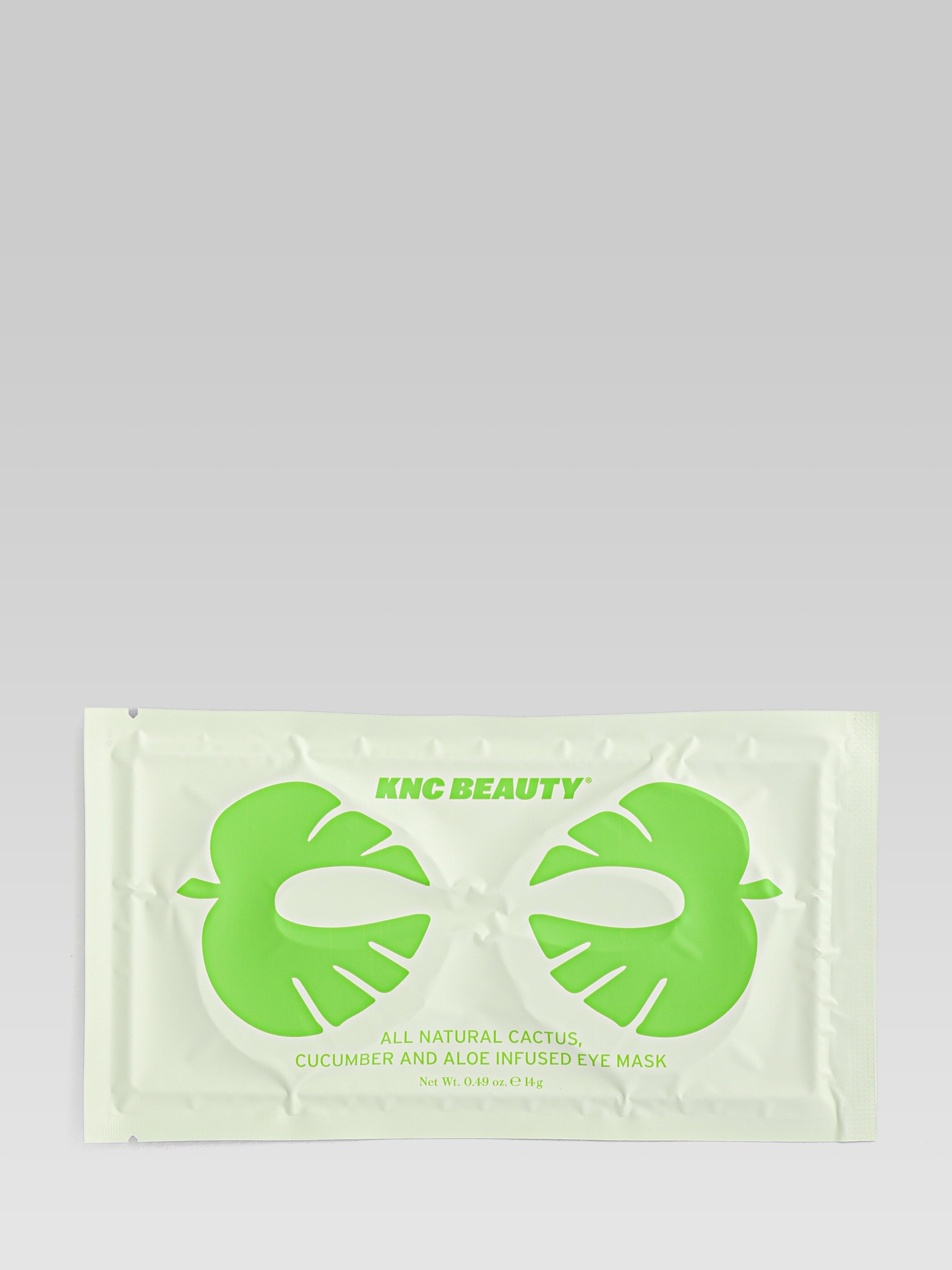 KNC BEAUTY Cactus Cucumber and Green Tea Infused Eye Mask single mask
