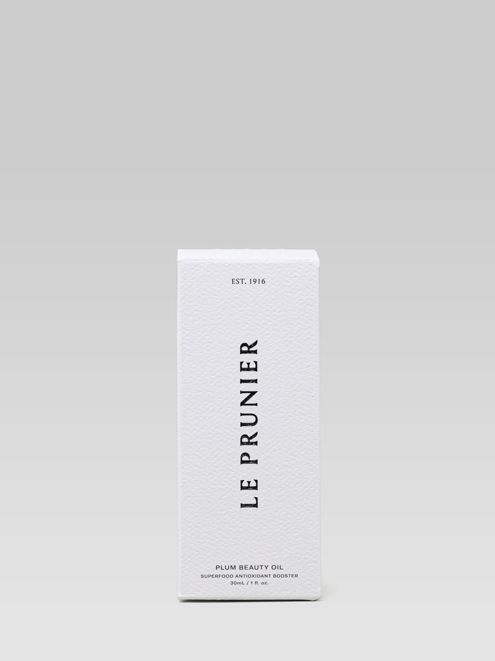 Le Prunier Plum Beauty Oil product packaging