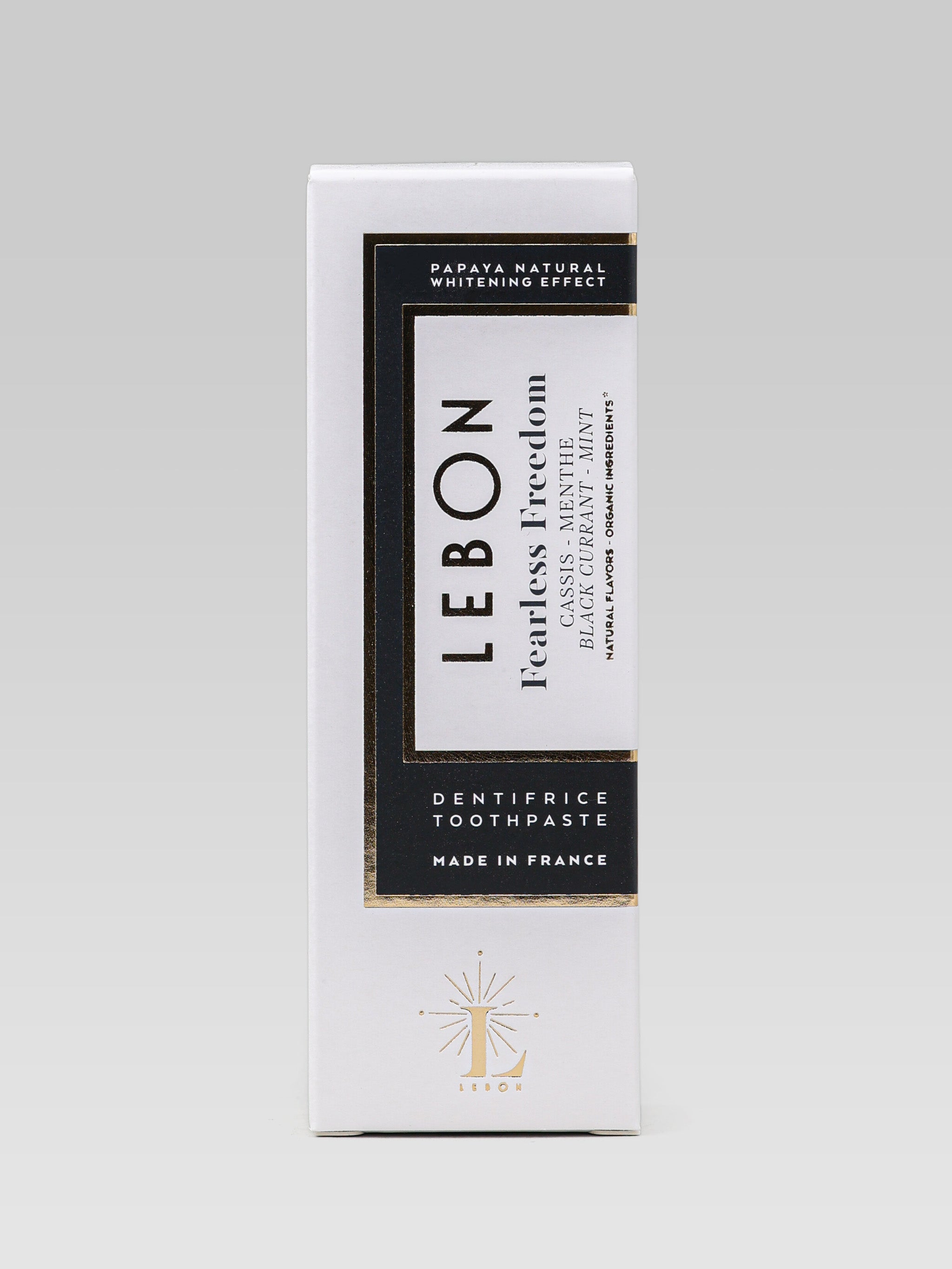 LEBON Toothpaste Fearless Freedom product packaging