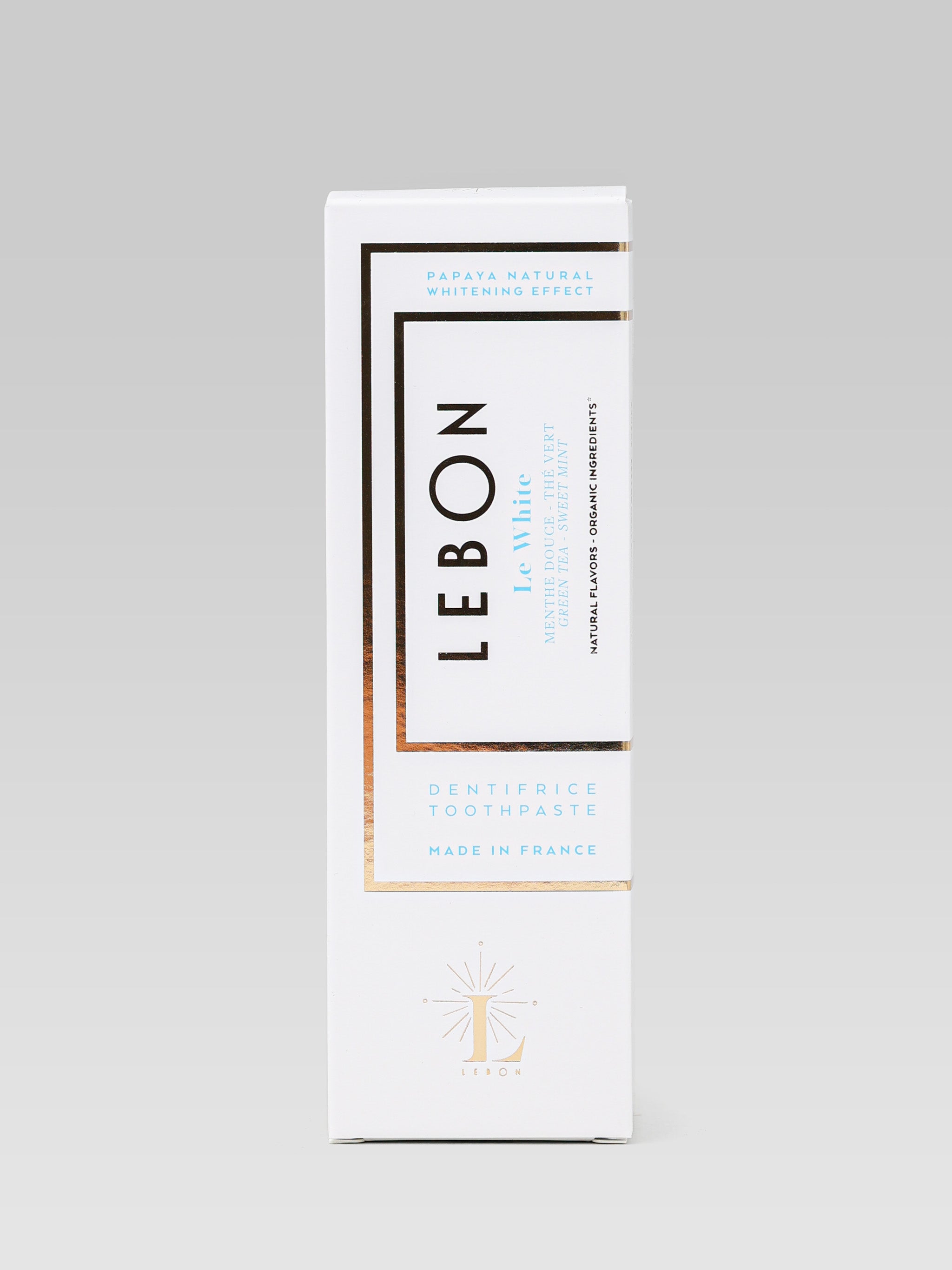 LEBON Toothpaste Le White product packaging