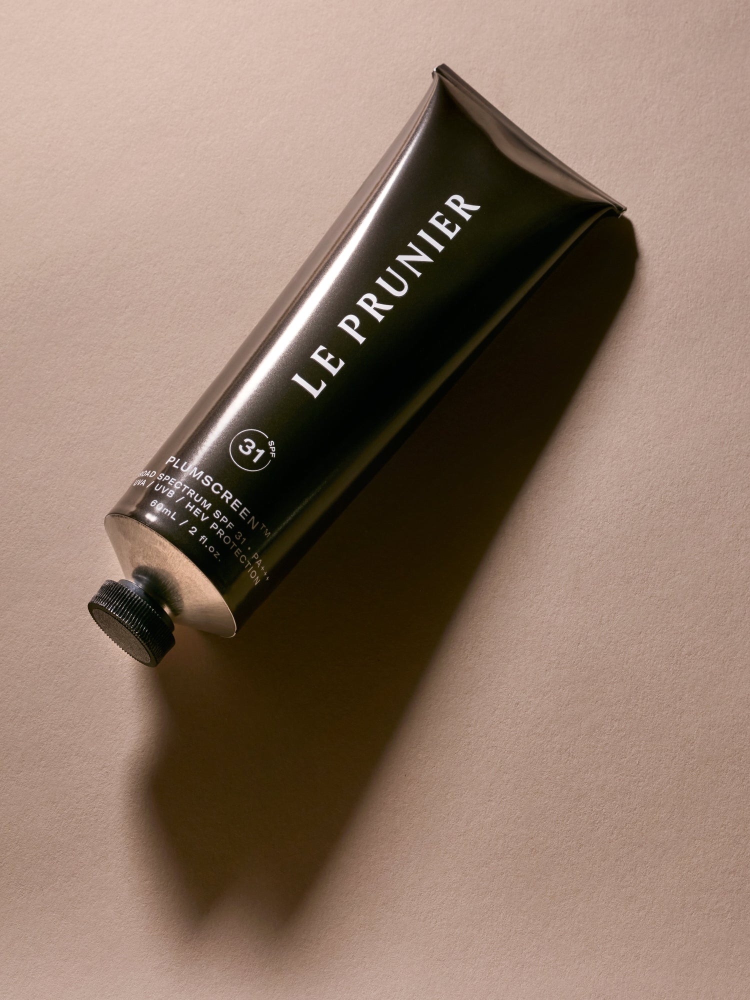 Le Prunier Plumscreen SPF 31 broad-spectrum mineral sunscreen in recyclable aluminum tube