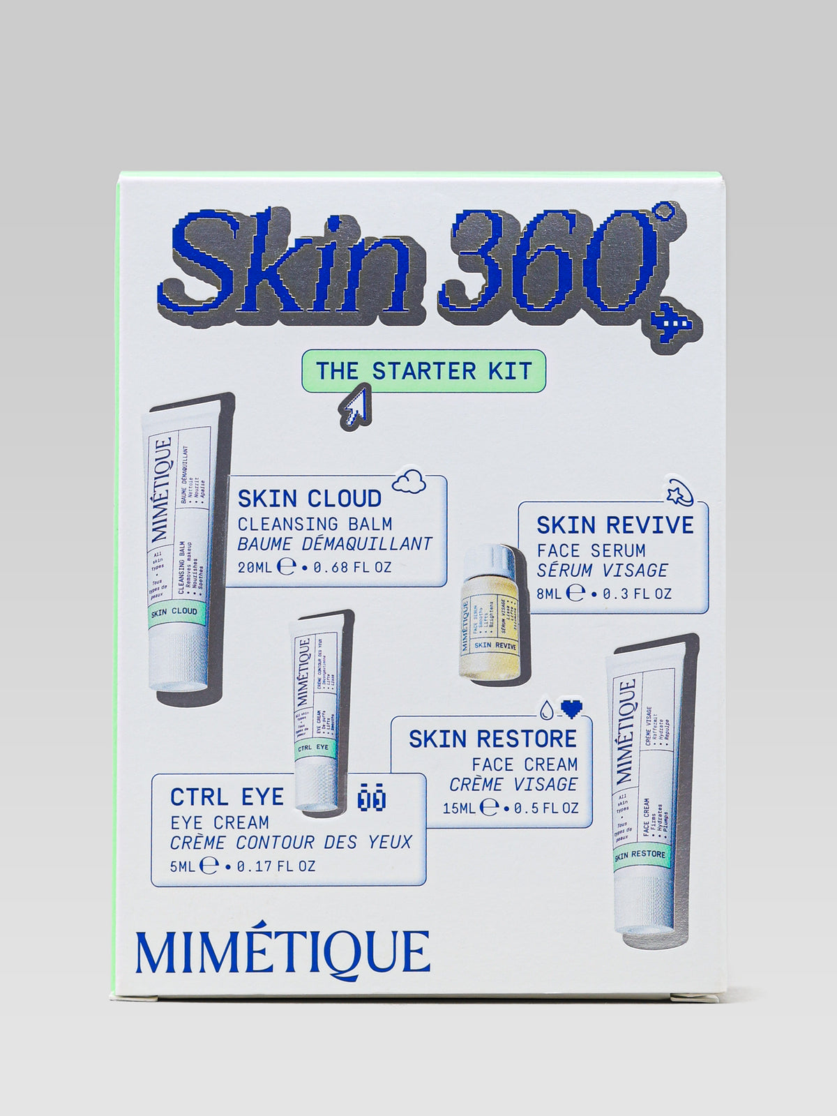 MIMÉTIQUE Skin 360° The Starter Kit packaging