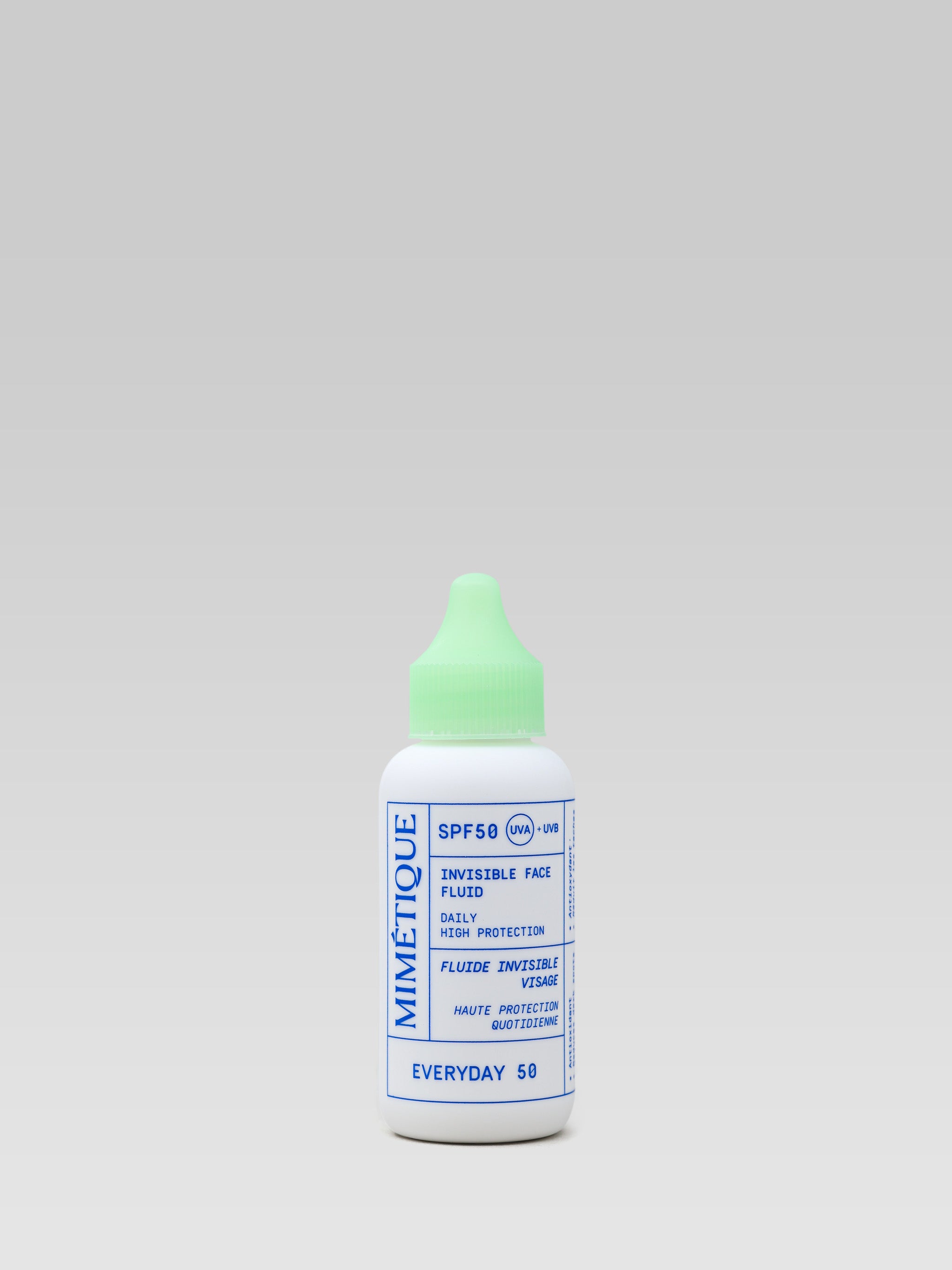 MIMÉTIQUE Everyday 50 Invisible Face Fluid SPF50 UVA + UVB product shot