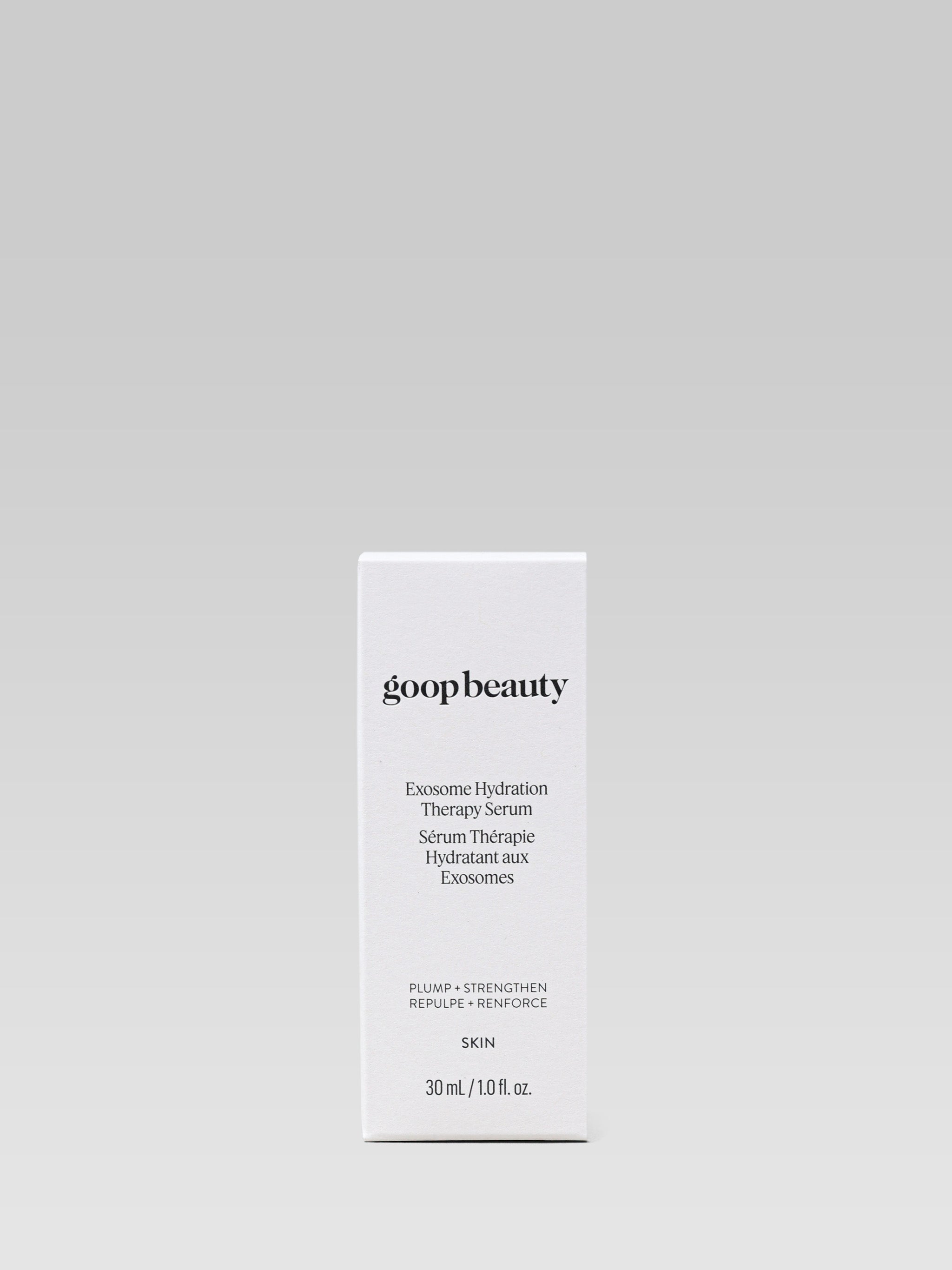 goop beauty Exosome Hydration Therapy Serum packaging