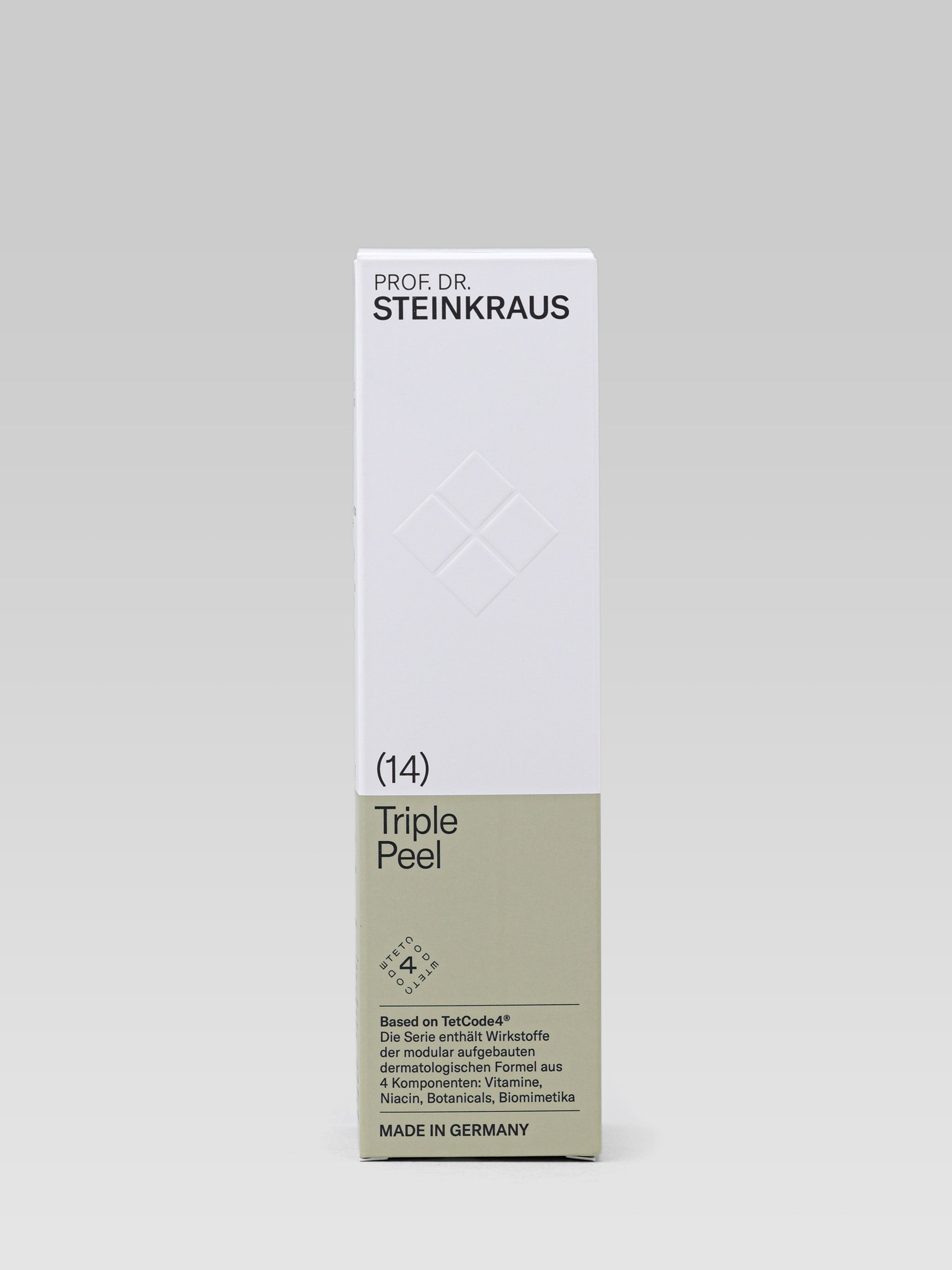 Prof Dr Steinkraus Triple Peel product packaging Peeling