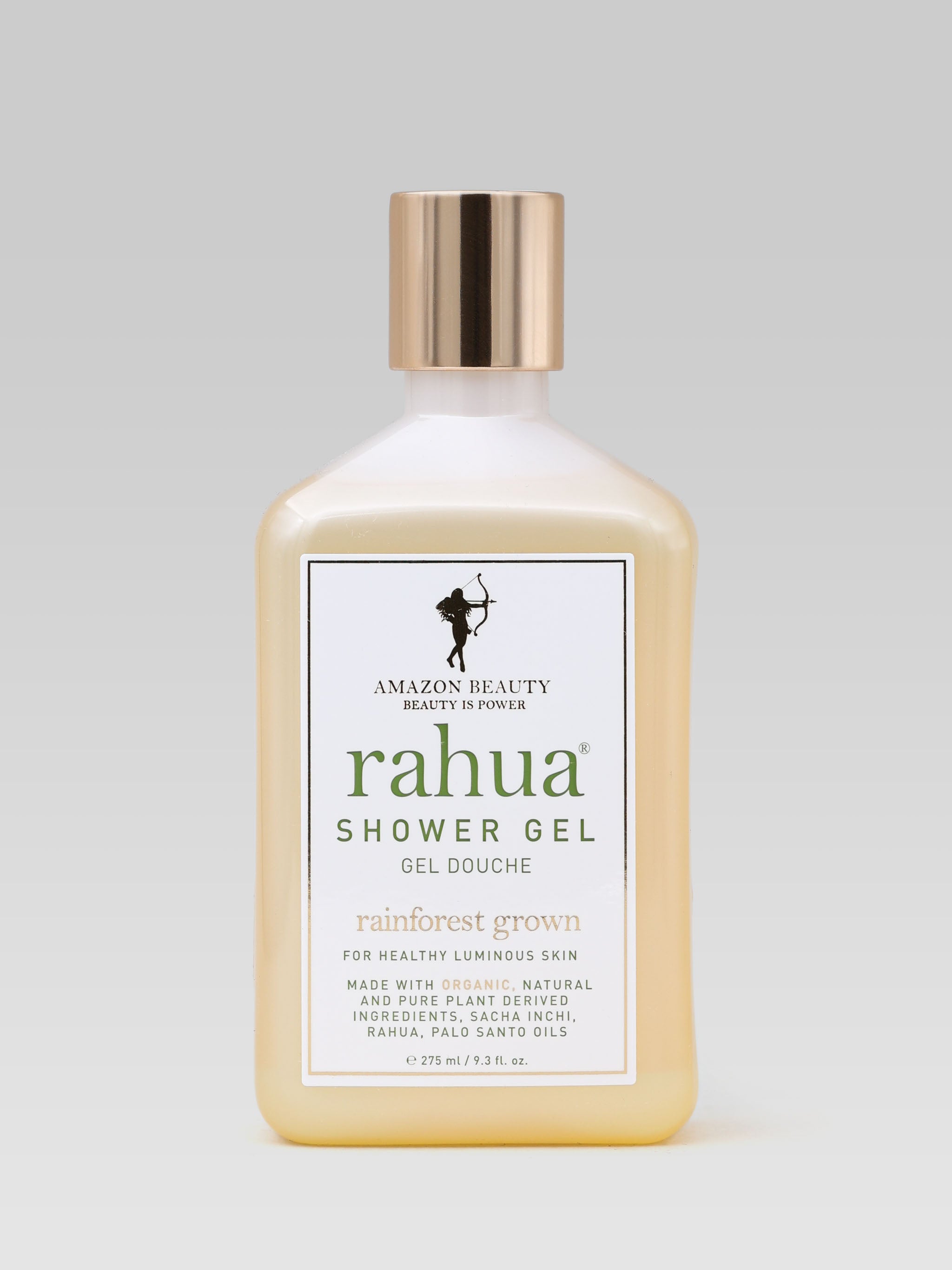 Rahua Shower Gel Douce For Healthy Luminous skin with organic, natural and pure plant derived, ingredients, sacha inchi, rahua, palo santo oils 275 ml
