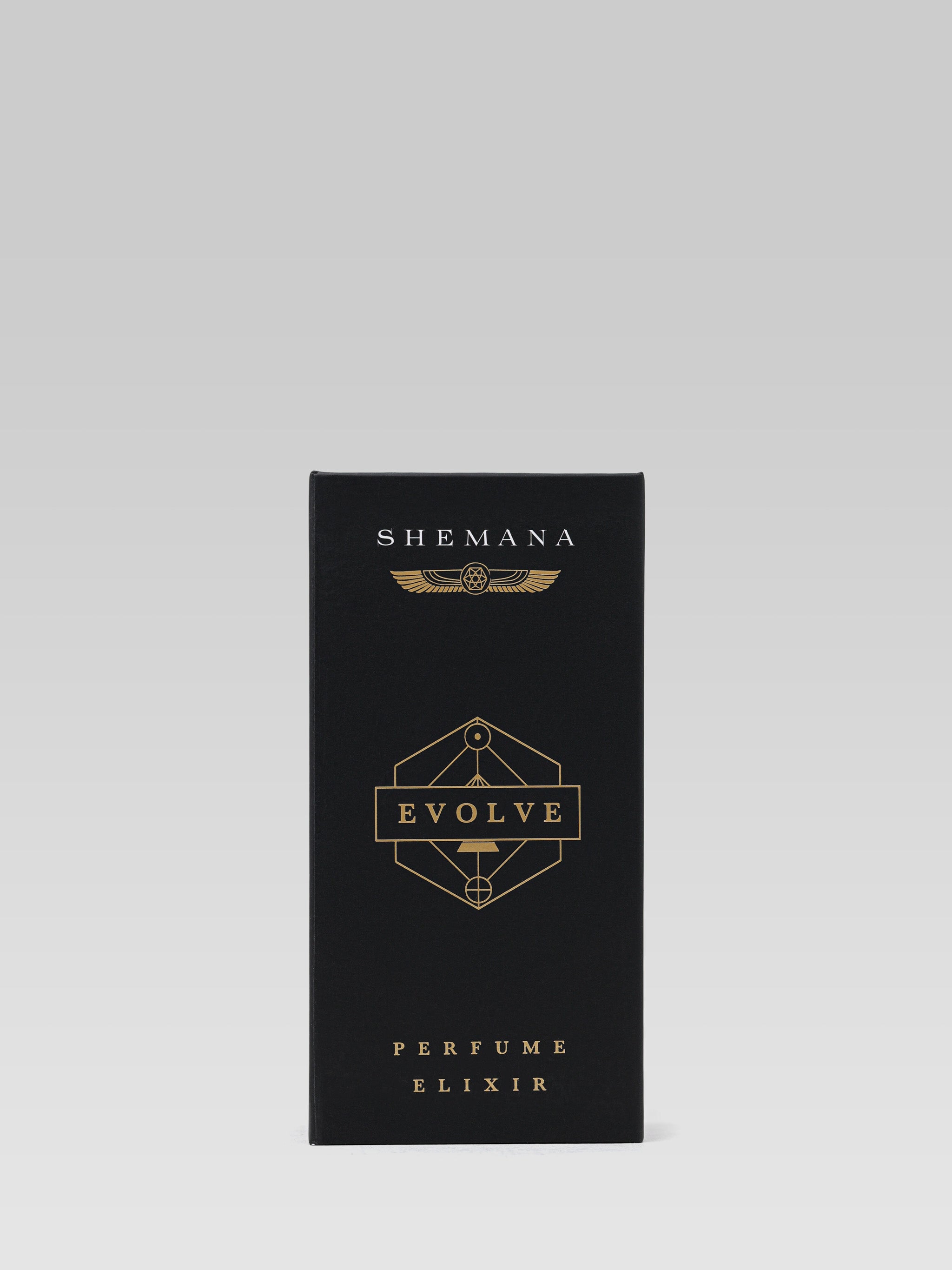 Shemana Evolve Parfume Elixir product packaging