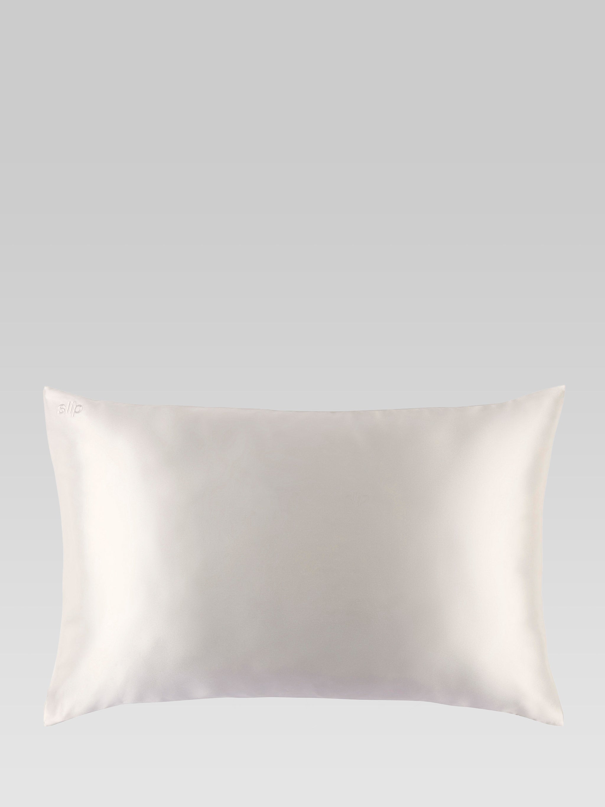 SLIP Queen Zippered Pillowcase - White product shot
