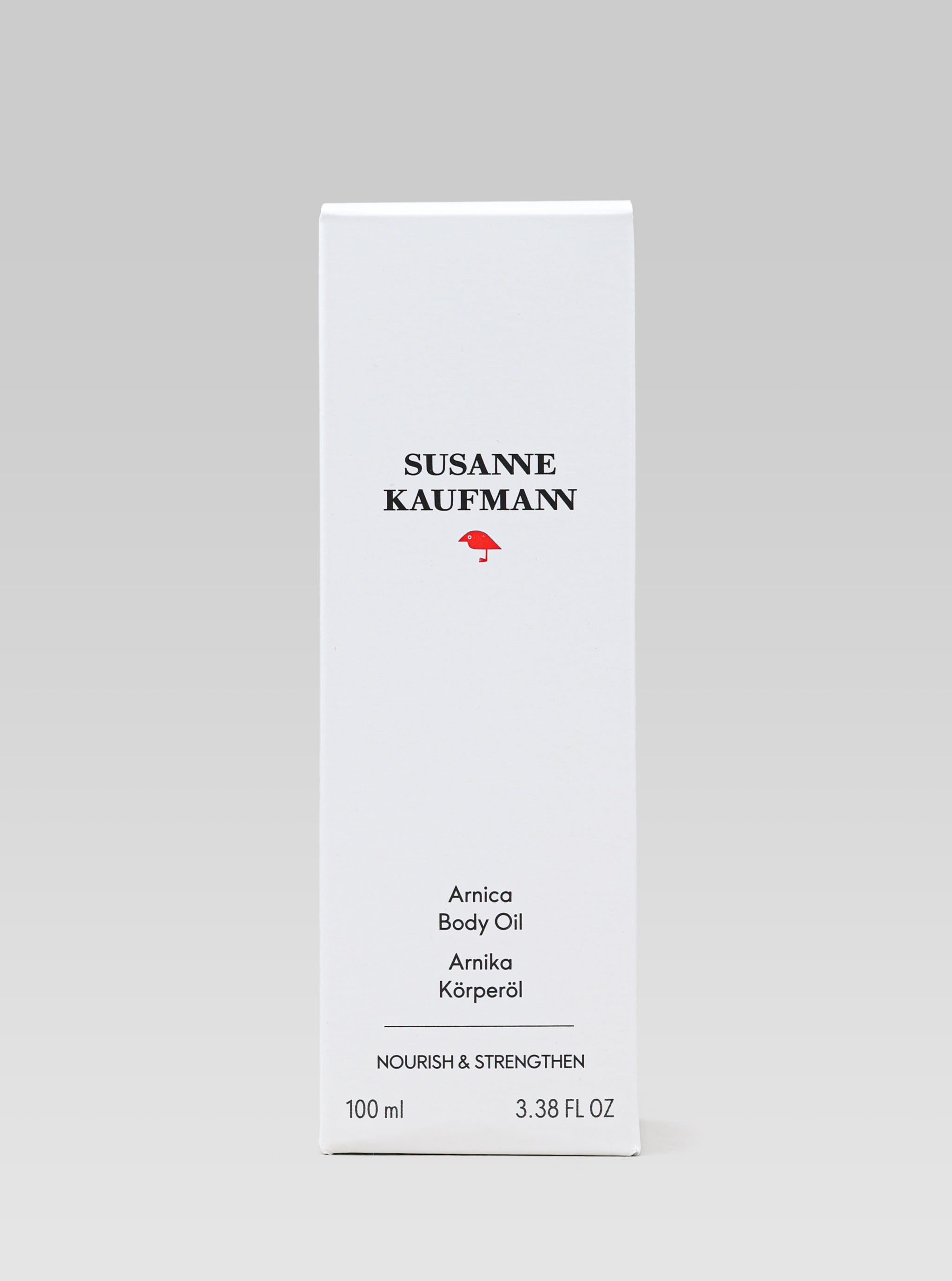 SUSANNE KAUFMANN Arnica Body Oil Nourish & strengthen packaging