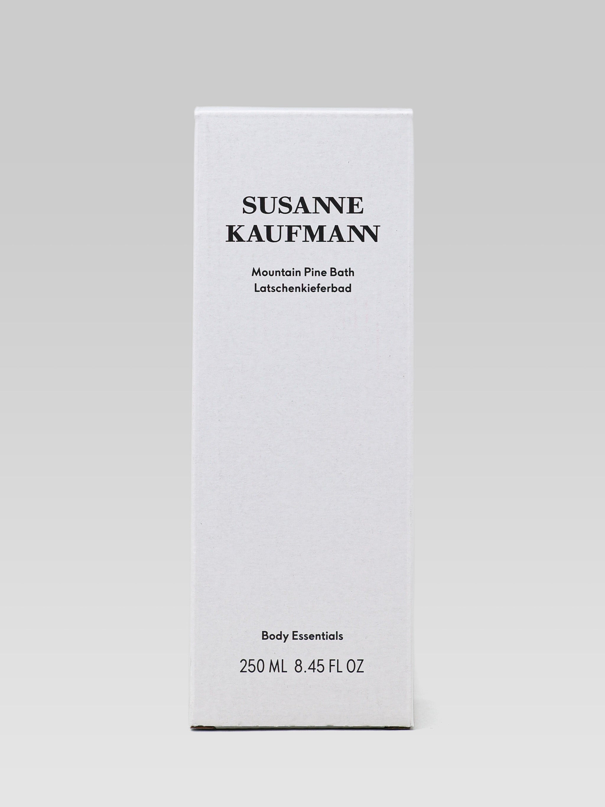 Susanne Kaufmann Mountain Pine Bath product packaging
