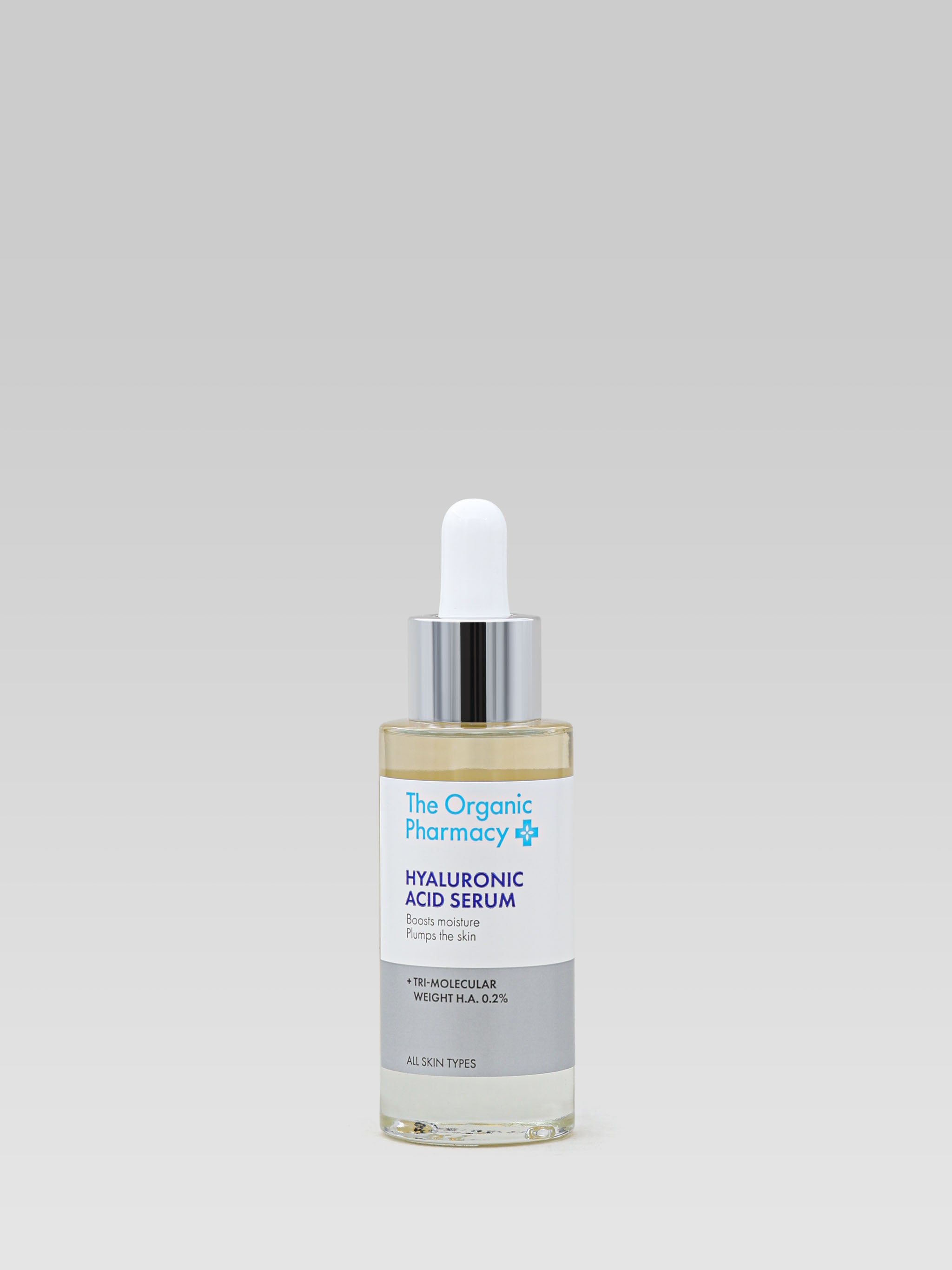 THE ORGANIC PHARMACY Hyaluronic Serum boost moisture plumps the skin all skin types product shot