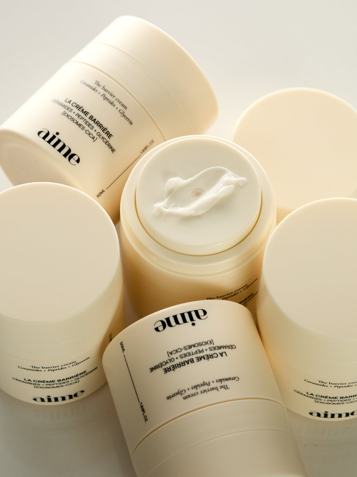 AIME The Barrier Cream rich moisturizing texture for skin barrier care