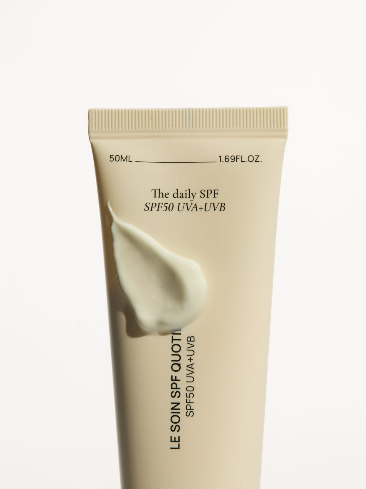 AIME The Daily SPF SPF50 UVA+UVB sunscreen texture
