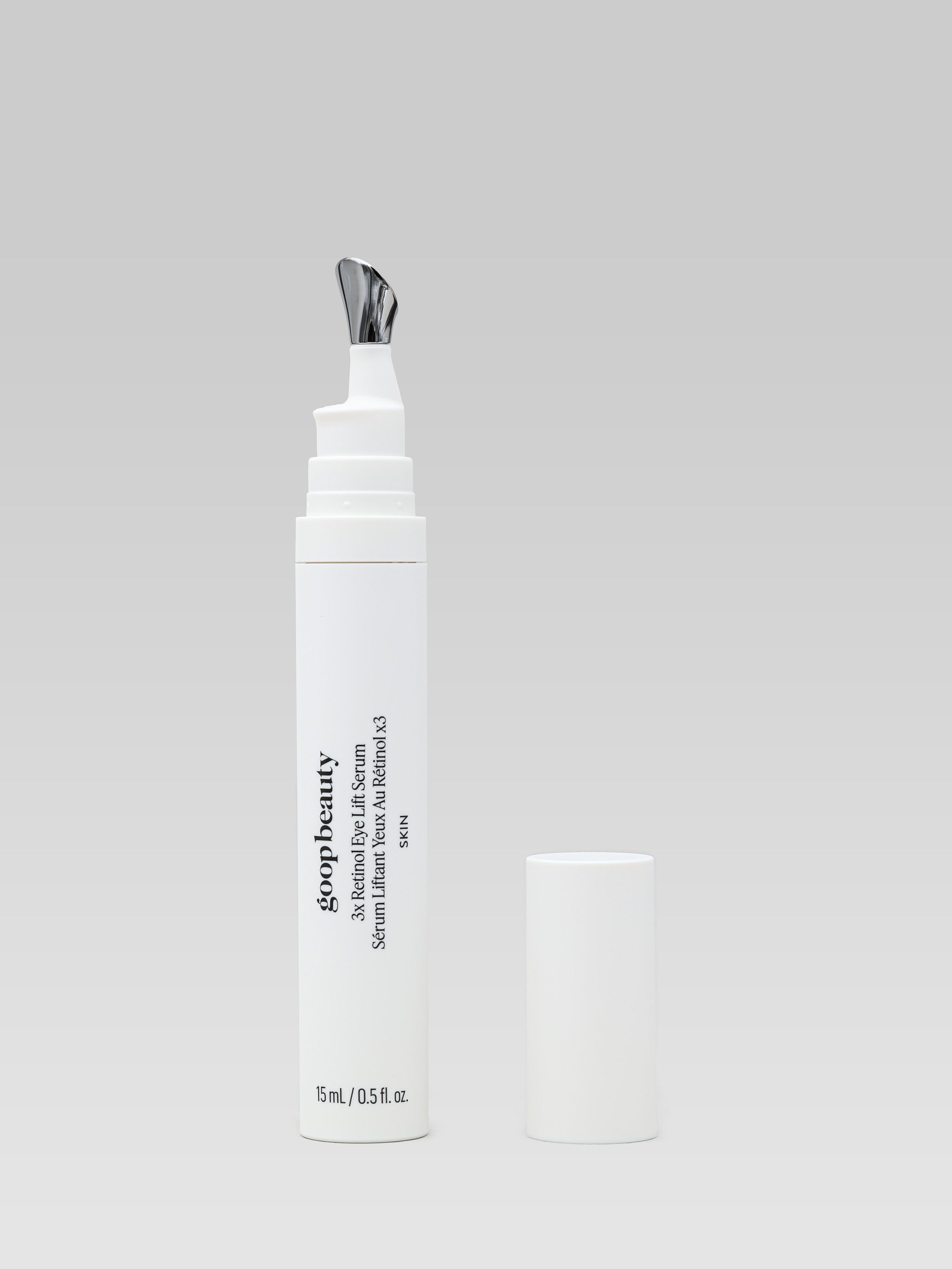 goop beauty 3X Retinol Eye Lift Serum with cooling metal applicator