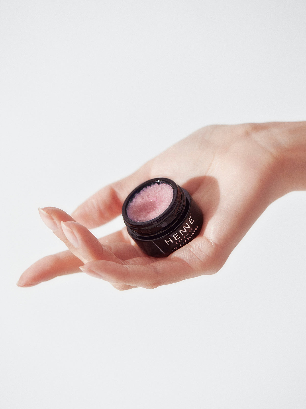 HENNÉ ORGANICS Rose Diamond Lip Mask in jar
