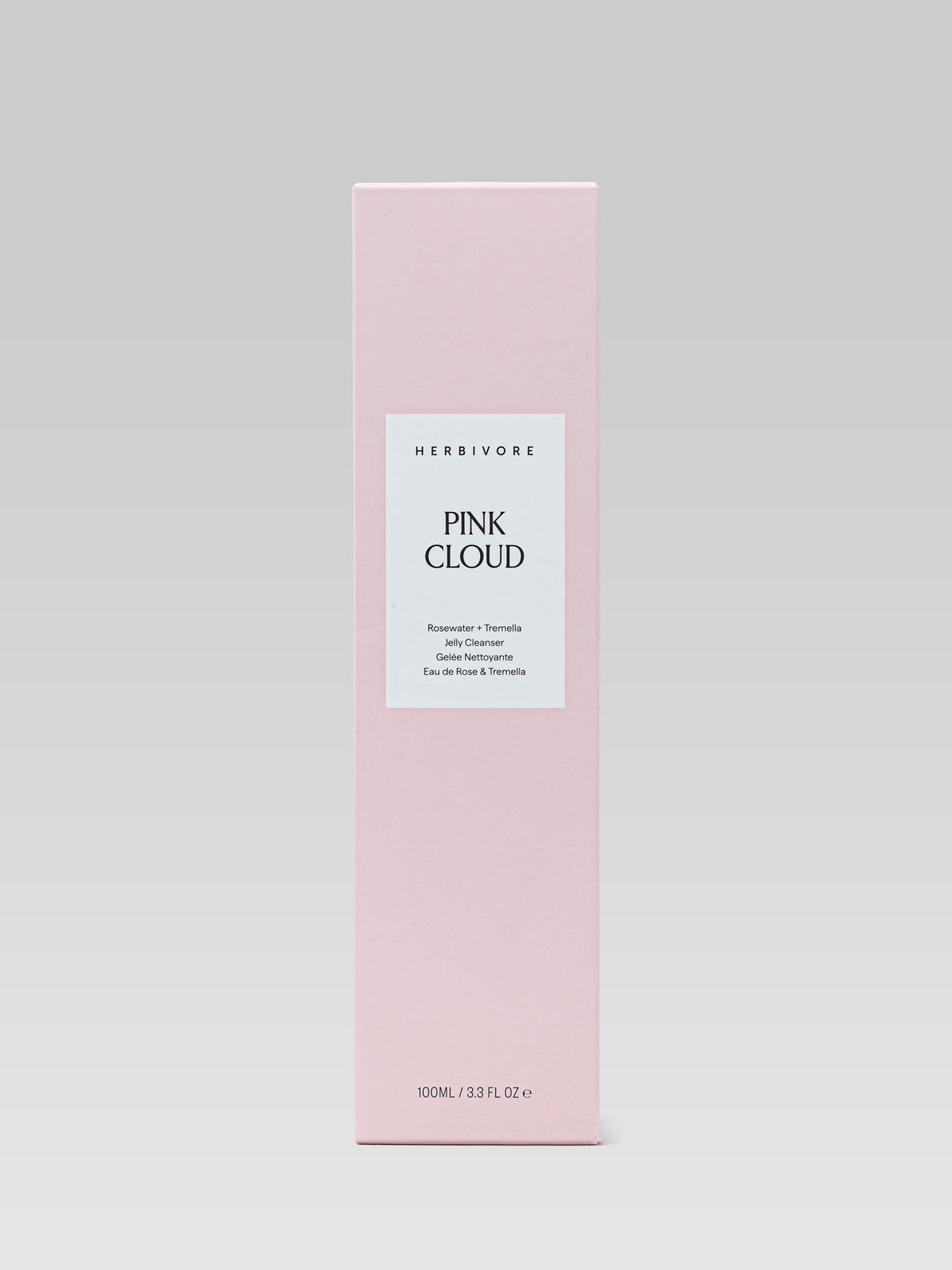 Herbivore Botanicals Pink Cloud Creamy Jelly Cleanser packaging