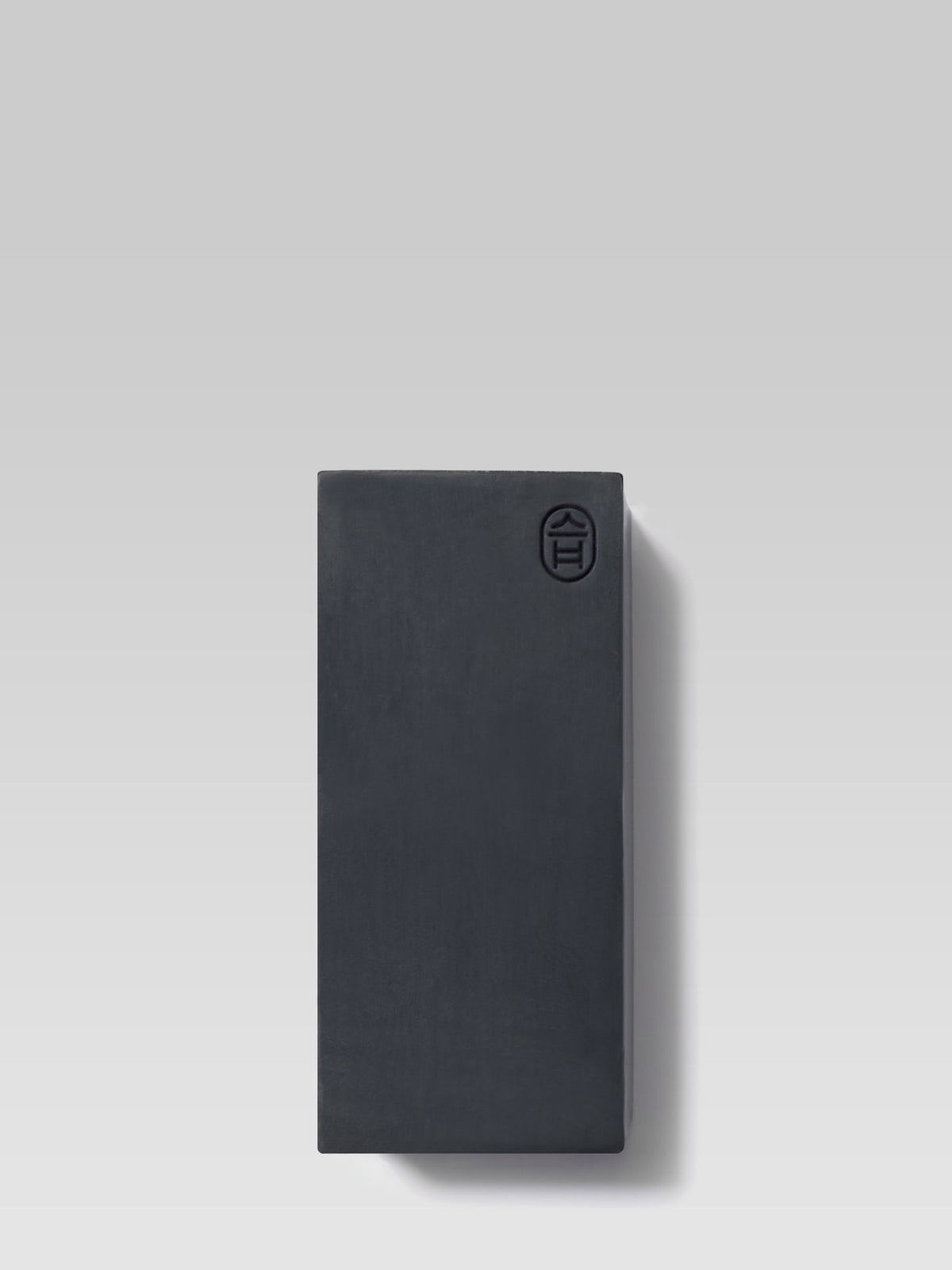 JJIMJIL Shaman Charcoal Soap in black packaging, front product image