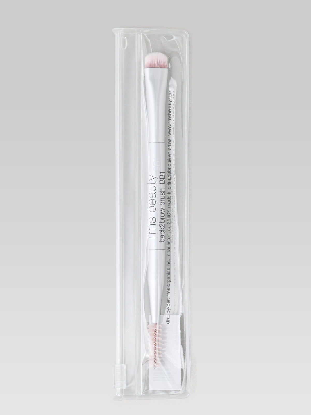 RMS BEAUTY Back2Brow Brush in transparent protective packaging
