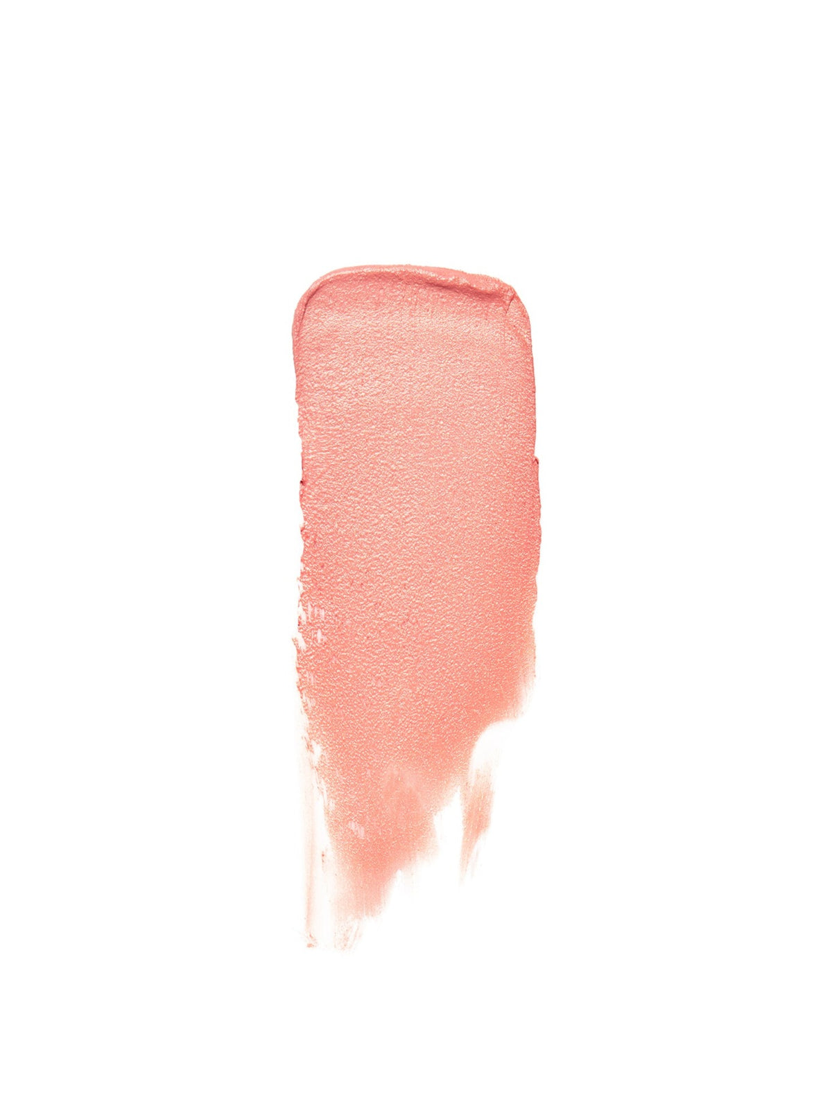 RMS Beauty Lip2Cheek in Lost Angel, a soft peachy-pink cream colour swatched on a white background