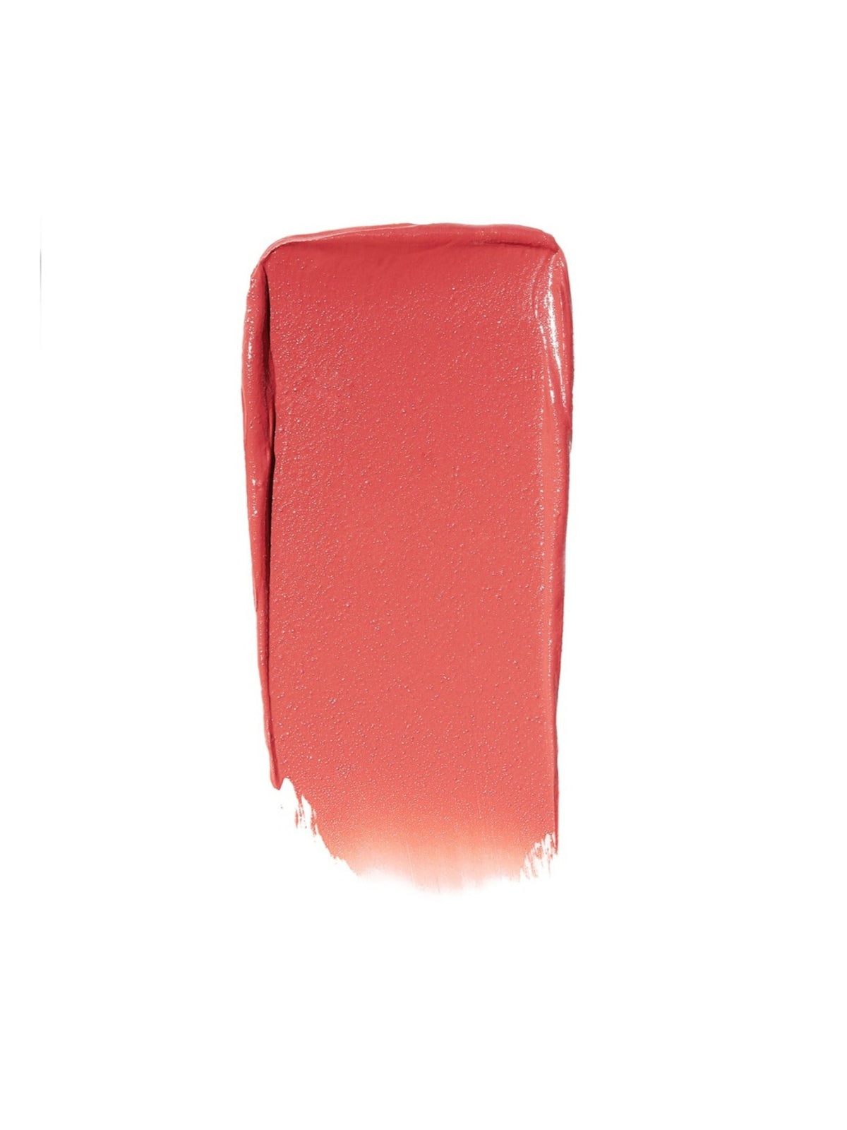 RMS Beauty Lip2Cheek in Modest, a warm coral-pink cream colour swatched on a white background